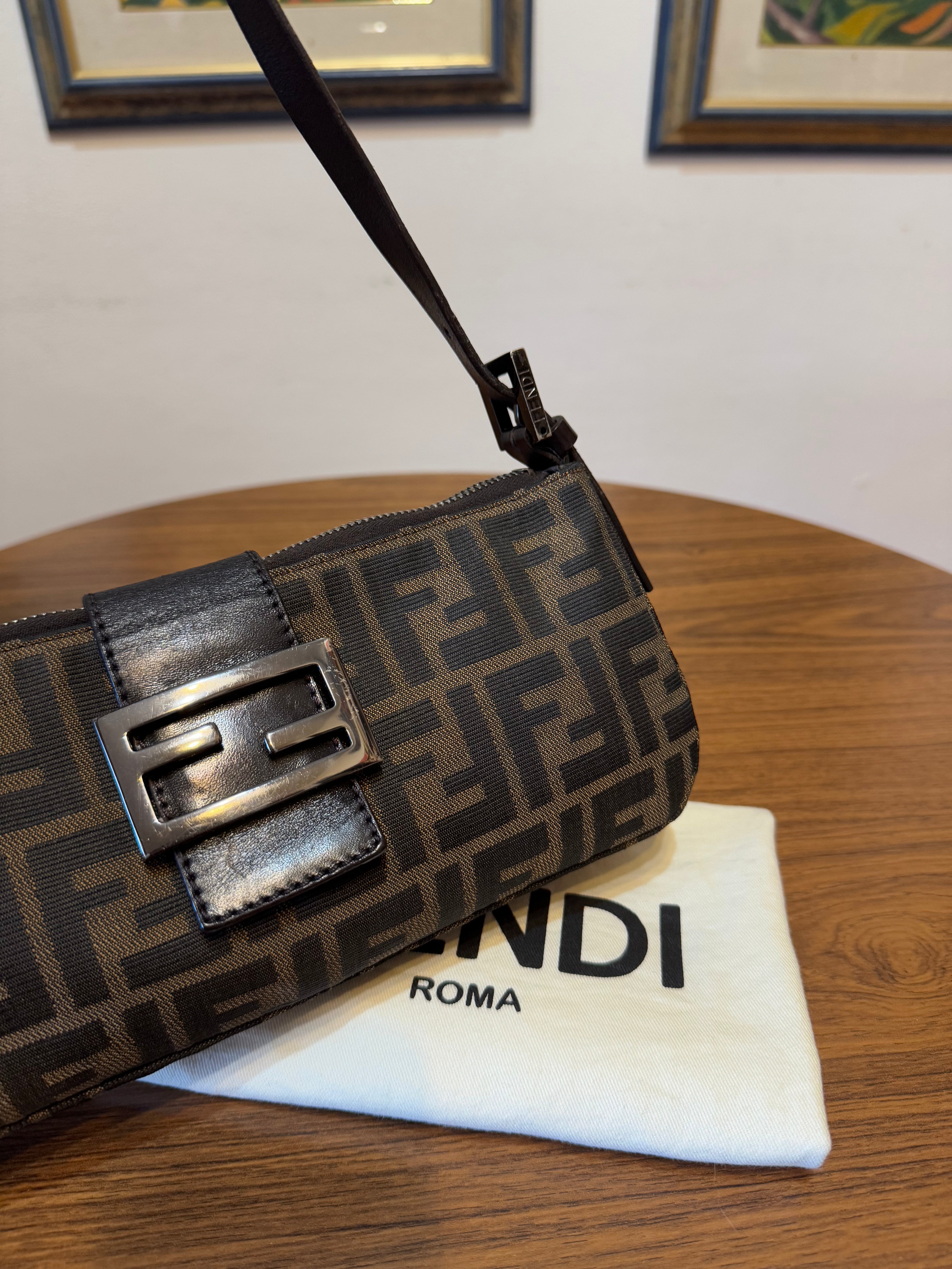 Fendi zucca baguette