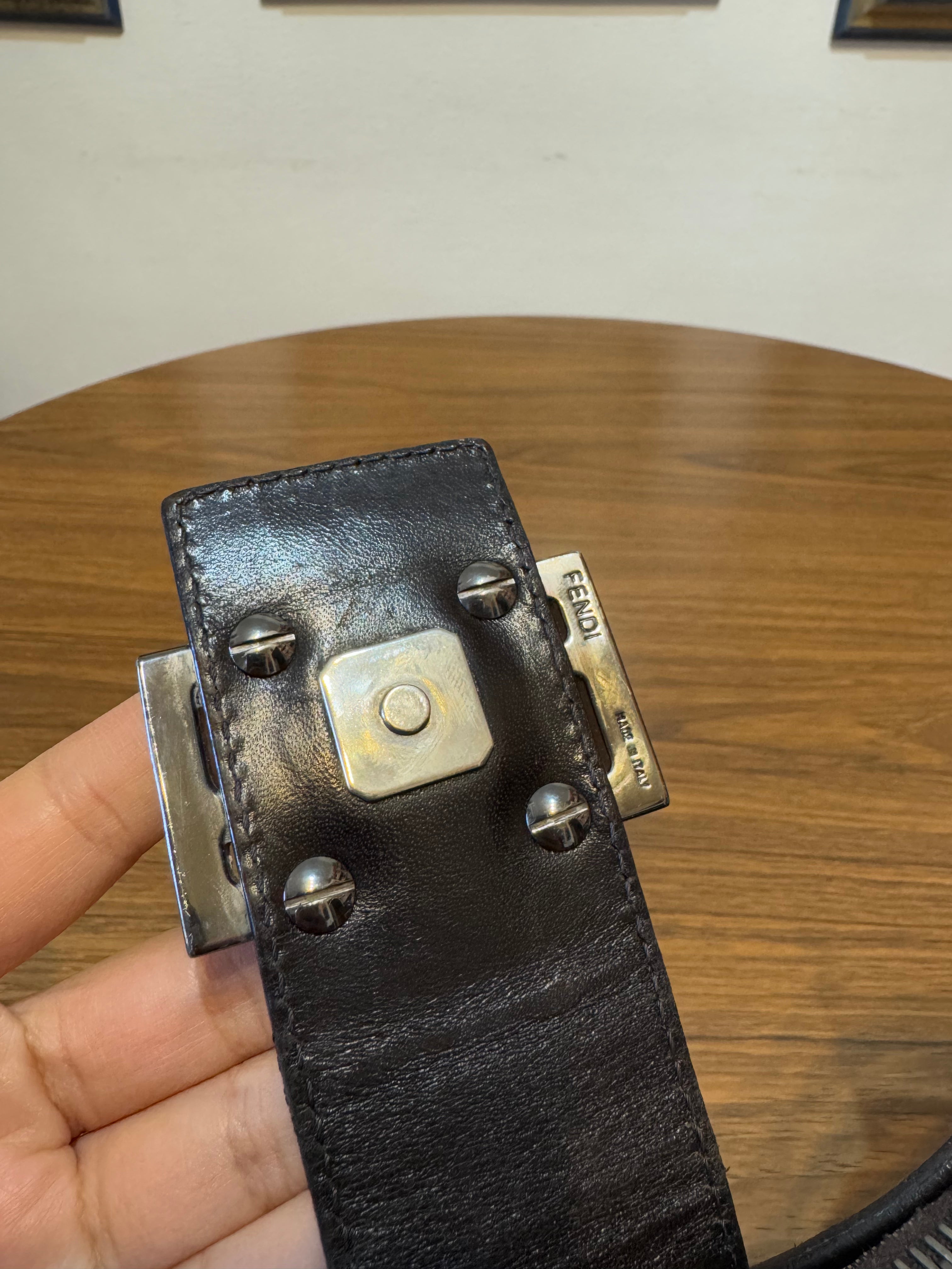 Fendi zucca baguette