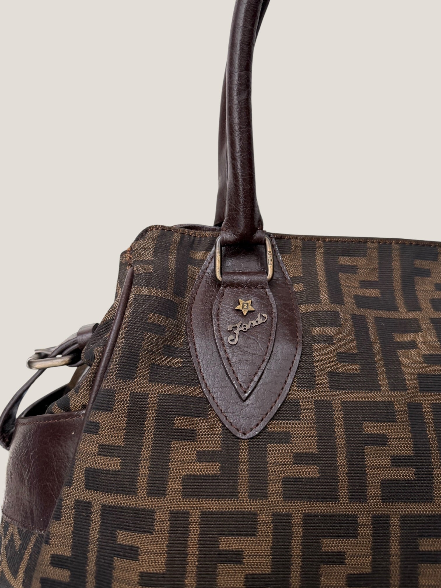 Fendi Tobacco Zucca Tote