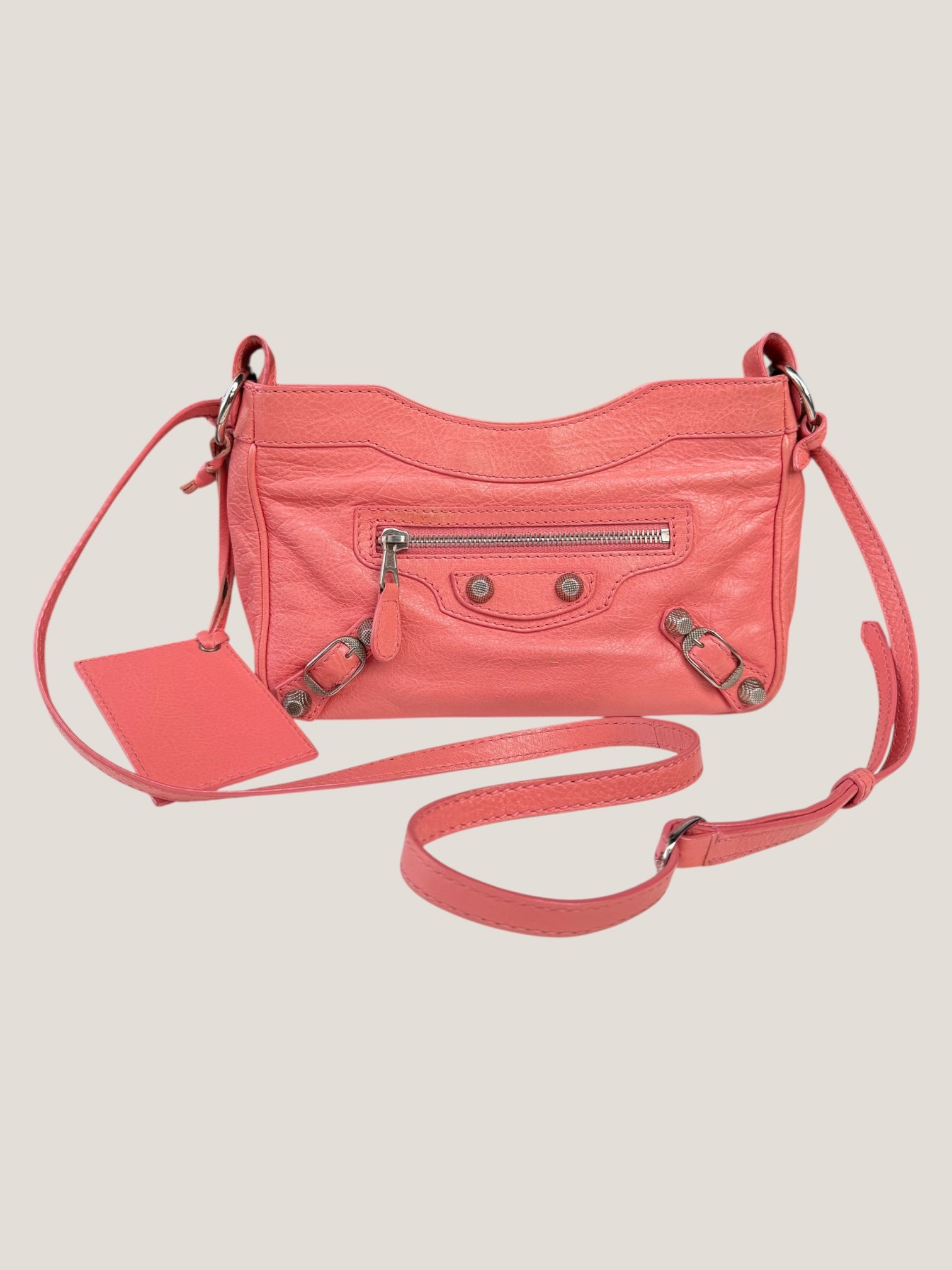Balenciaga Hip in pelle rosa