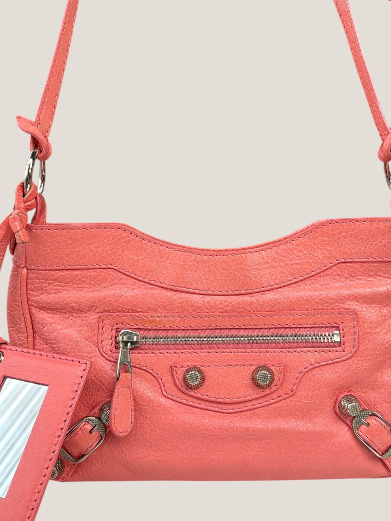 Balenciaga Hip in pelle rosa