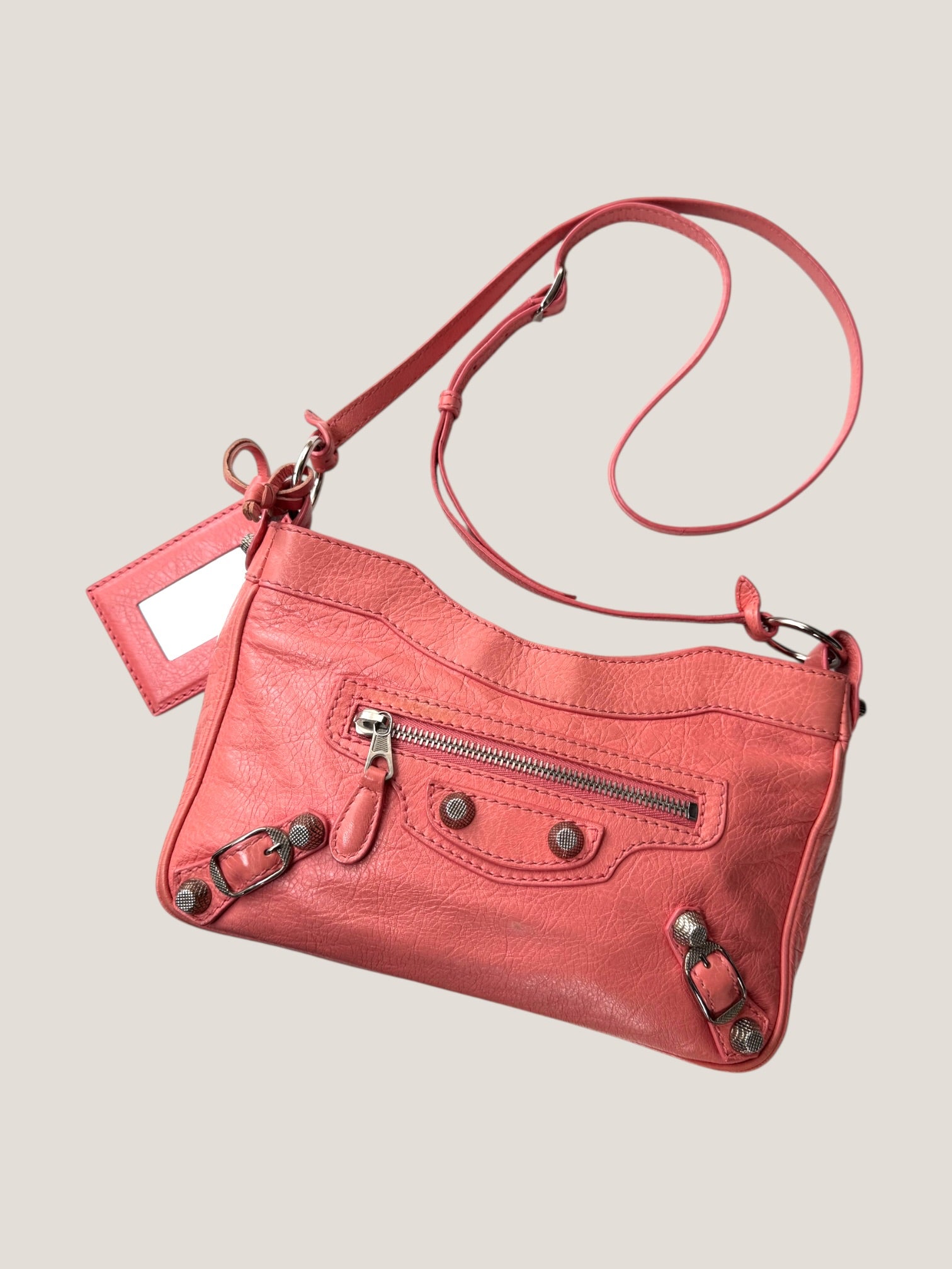 Balenciaga Hip in pelle rosa