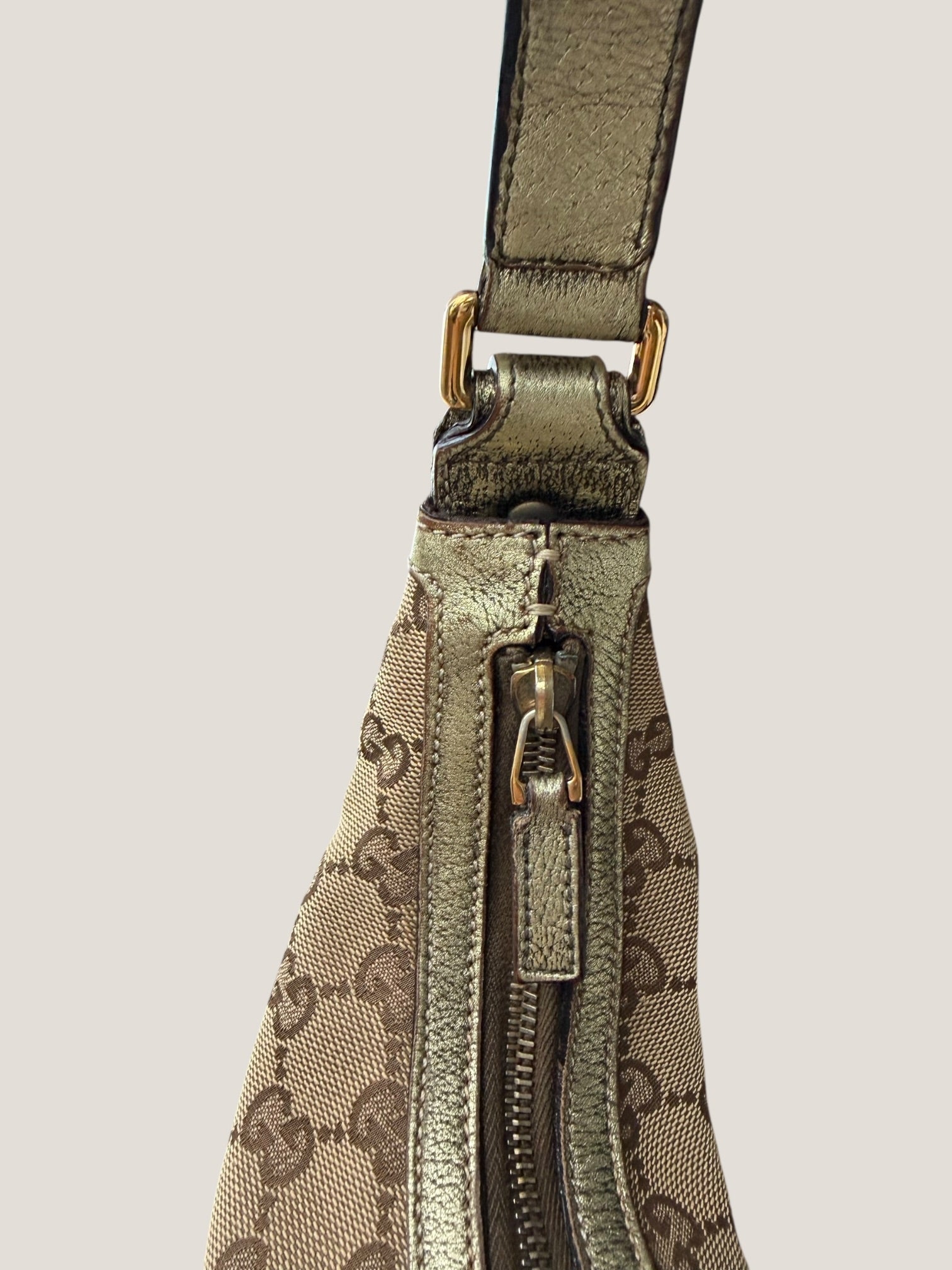 Gucci Hobo Horsebit Metallizzata