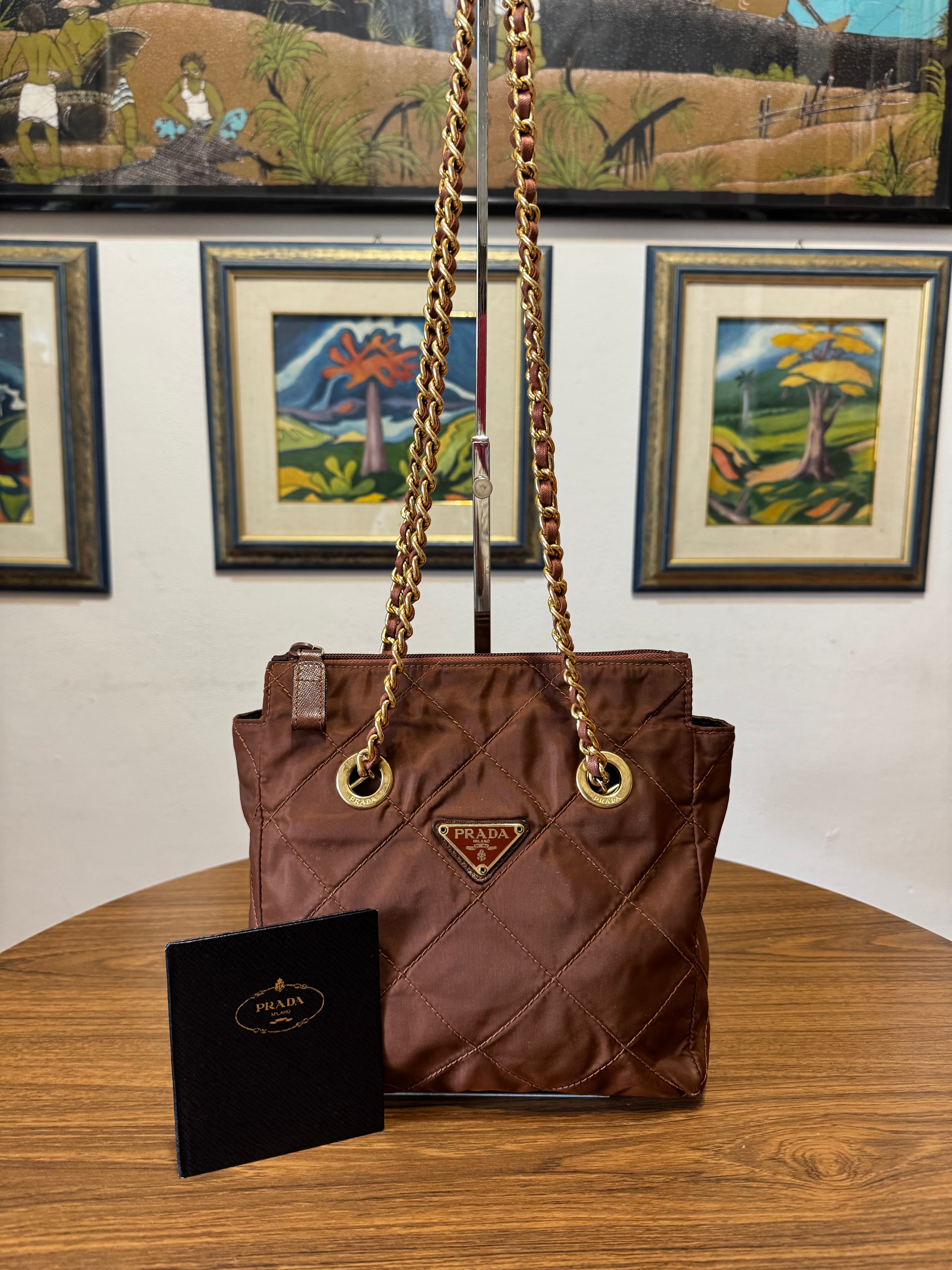 Prada chain bag