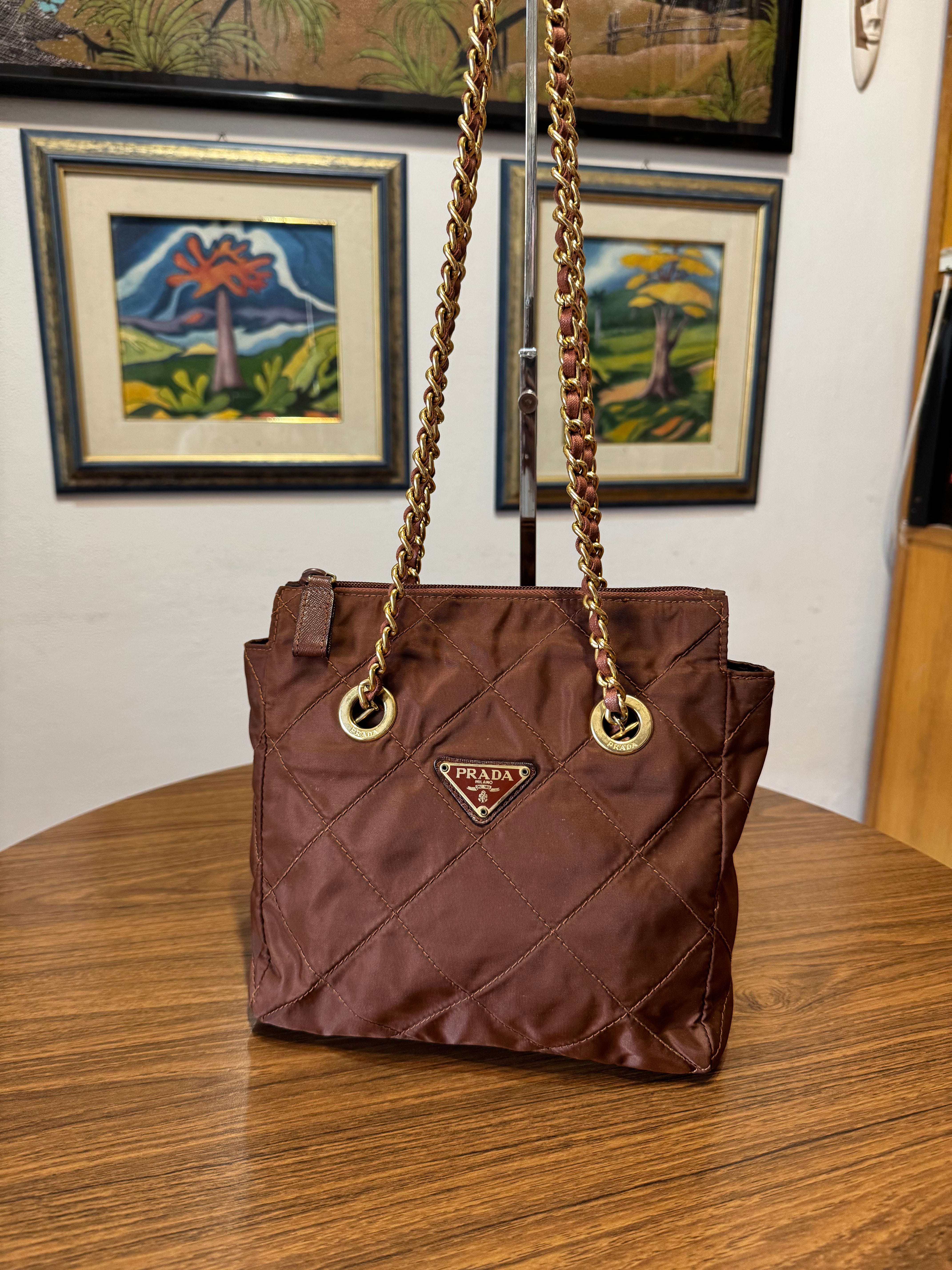 Prada chain bag