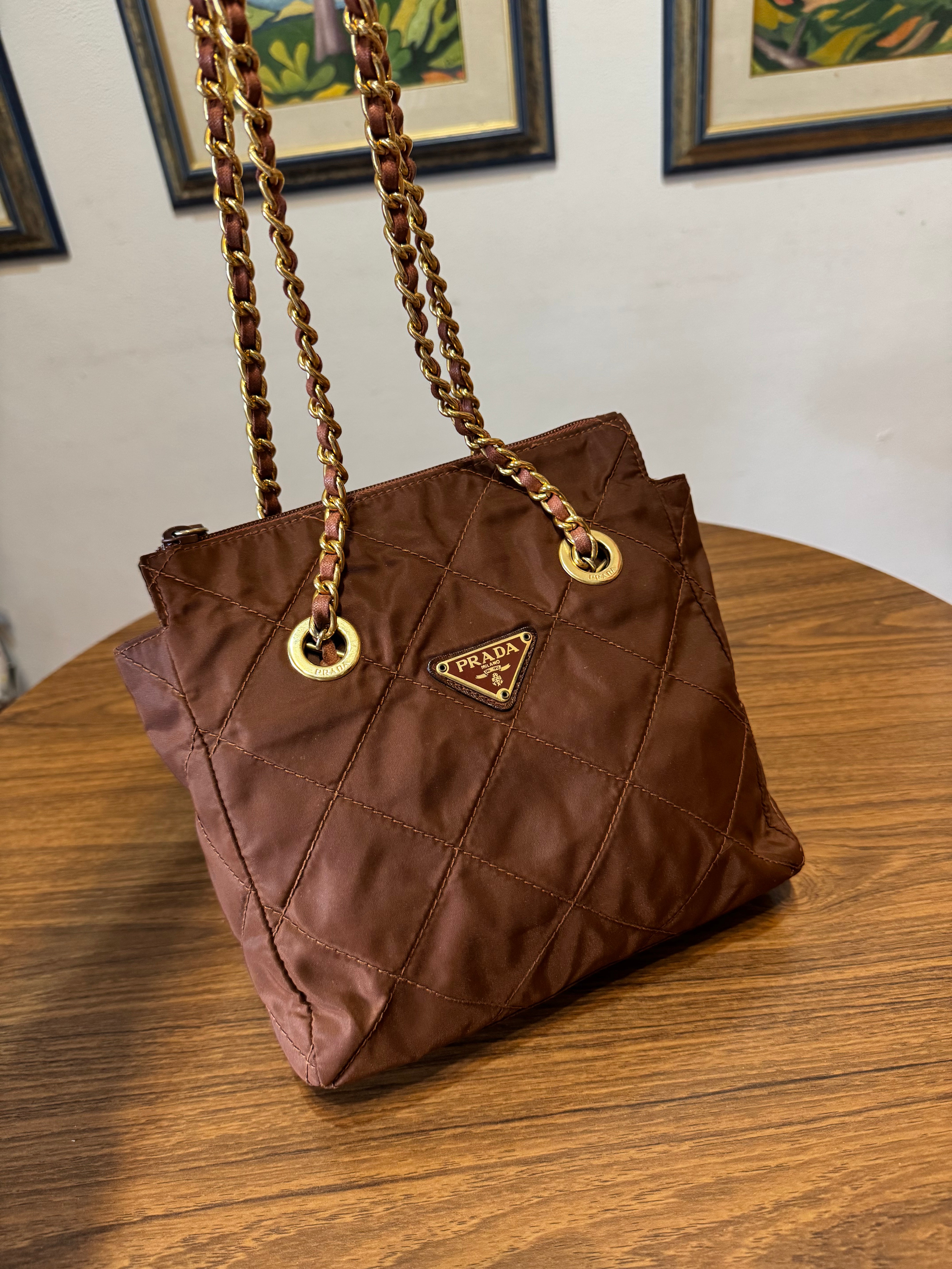 Prada chain bag