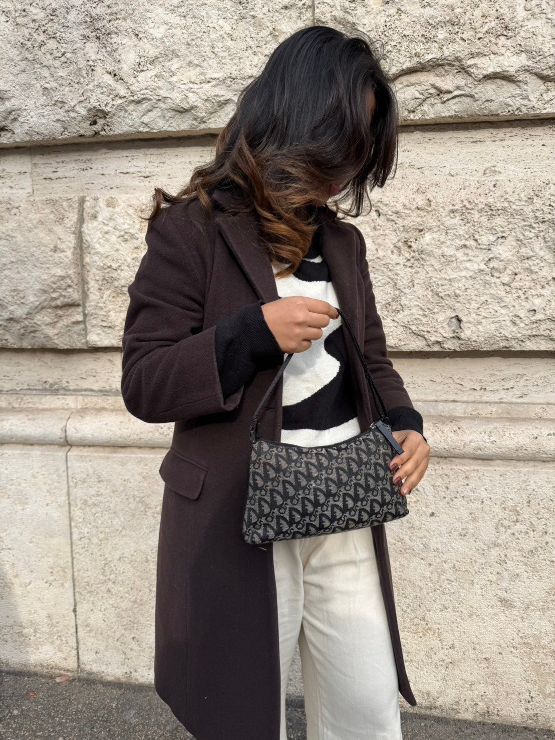 Dior monogram pochette