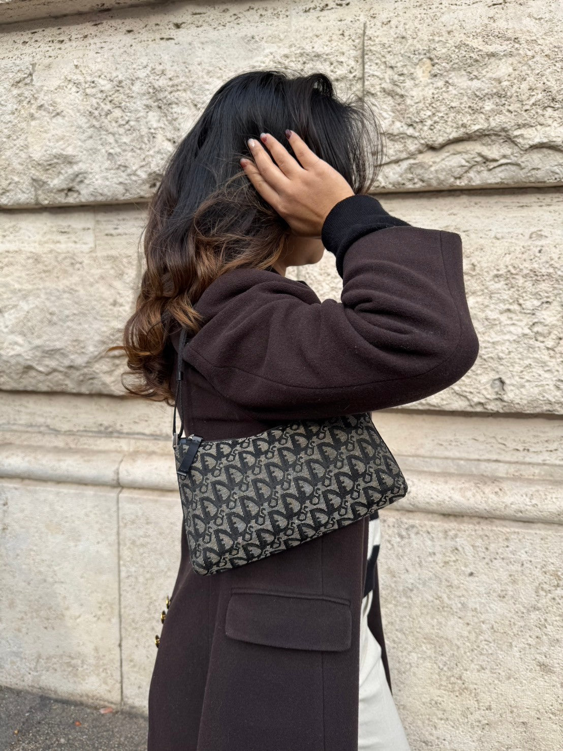 Dior monogram pochette