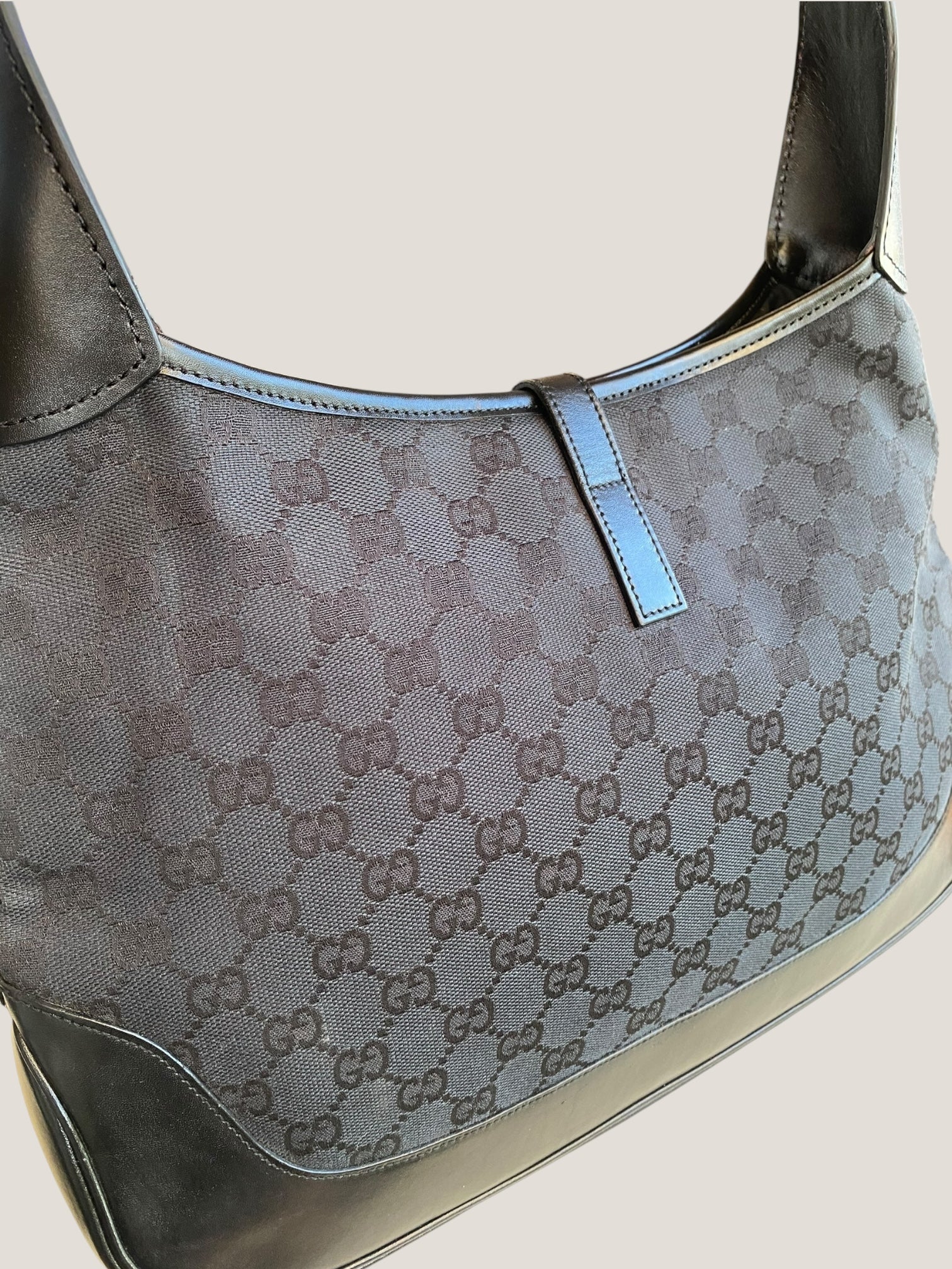 Gucci Jackie GG Canvas Nero