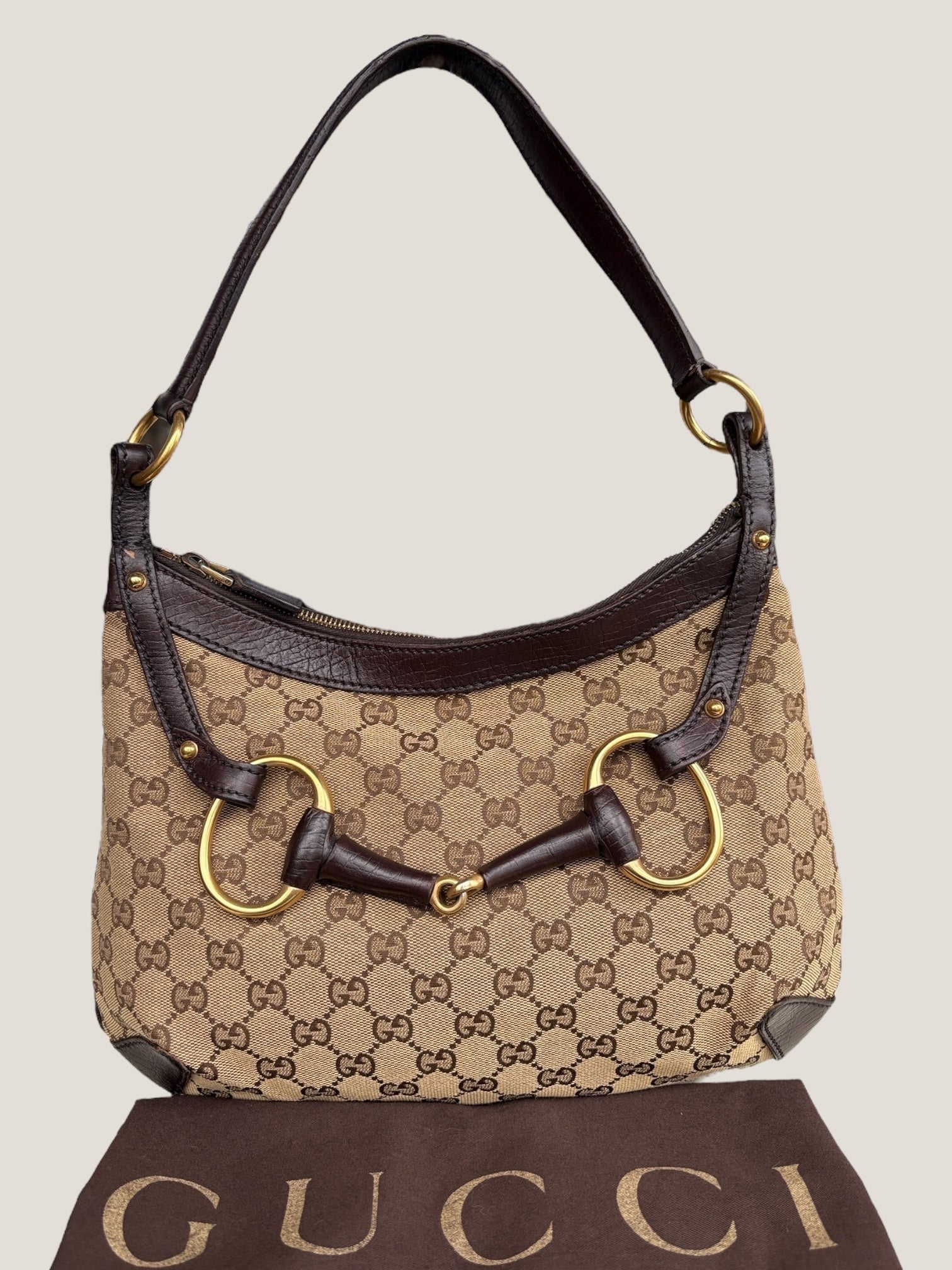 Gucci Horsebit Hobo GG