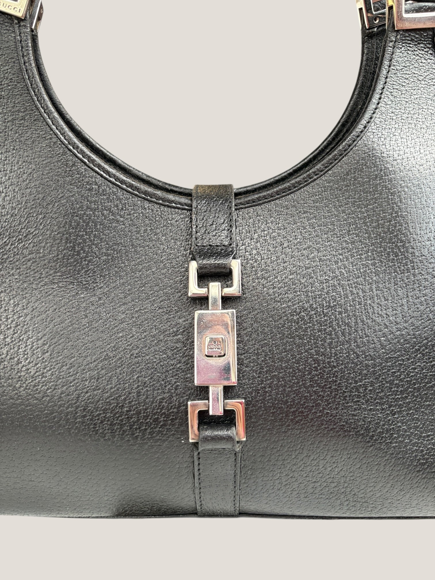 Gucci Jackie in pelle nera