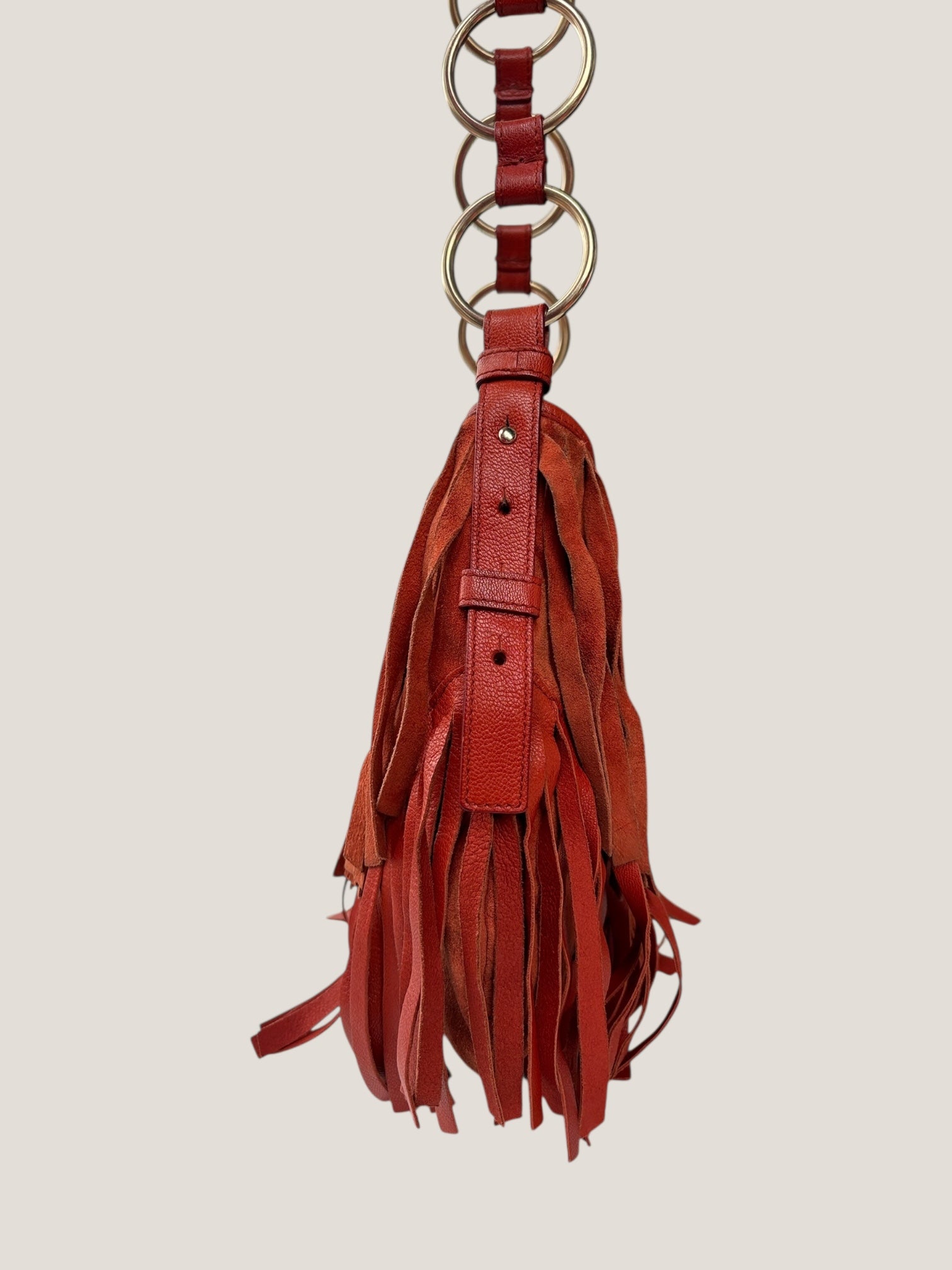 Yves Saint Laurent suede boheme fringe