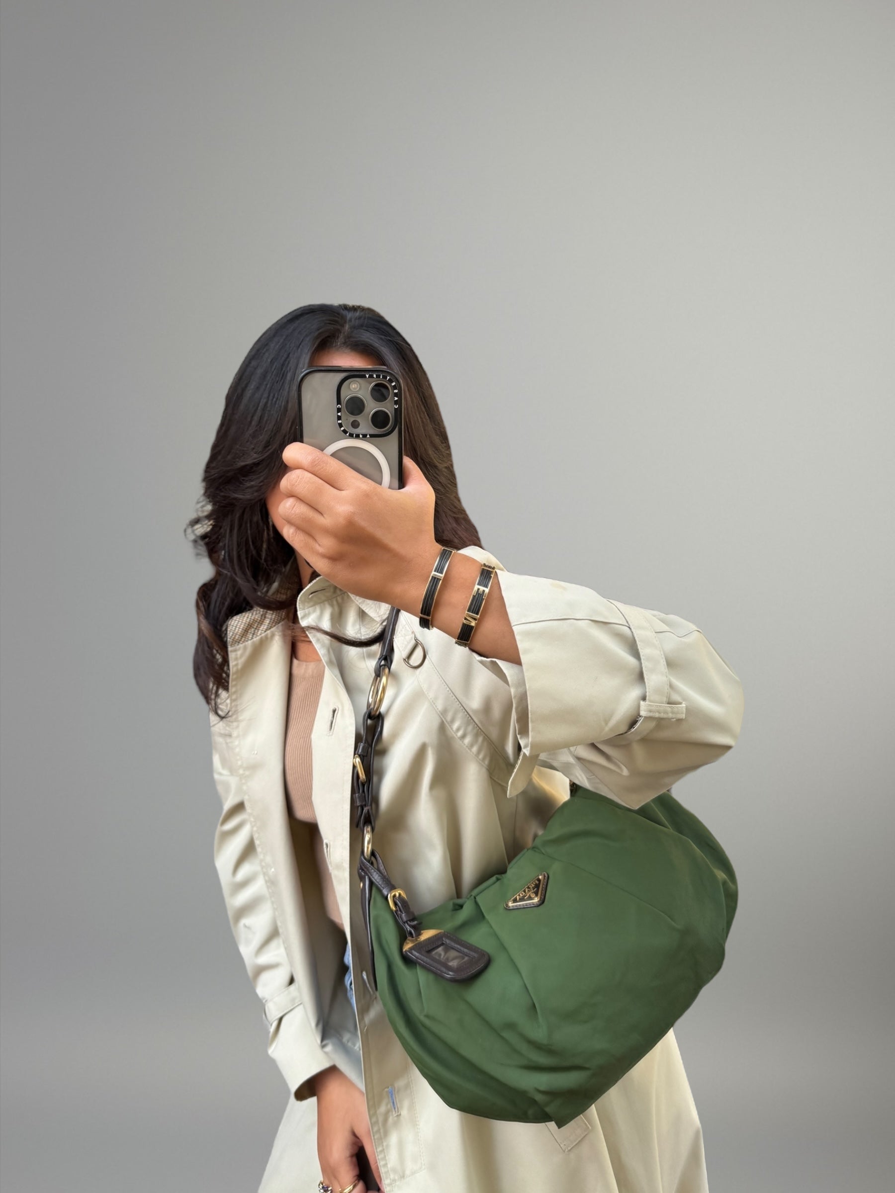 PRADA Hobo Nylon Verde