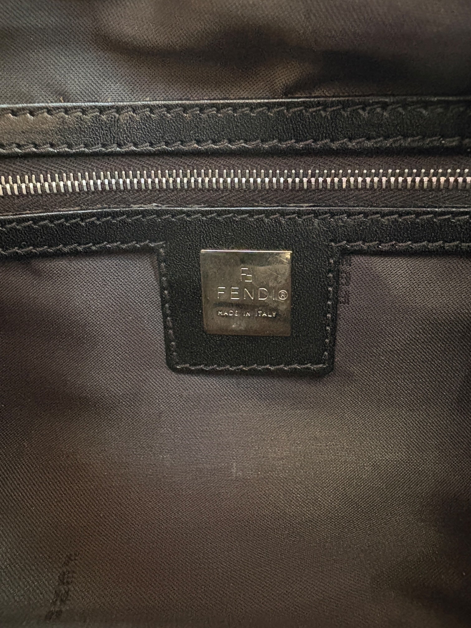 Fendi Pochette Tessuto Nero