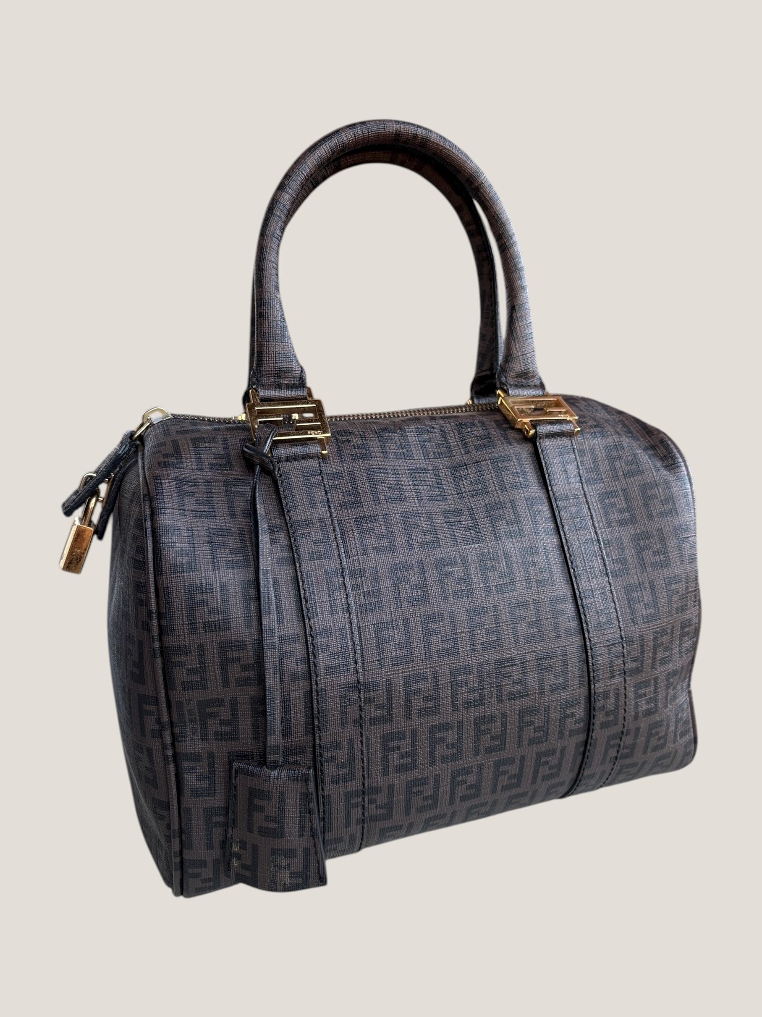 FENDI BOSTON MONOGRAM ZUCCHINO