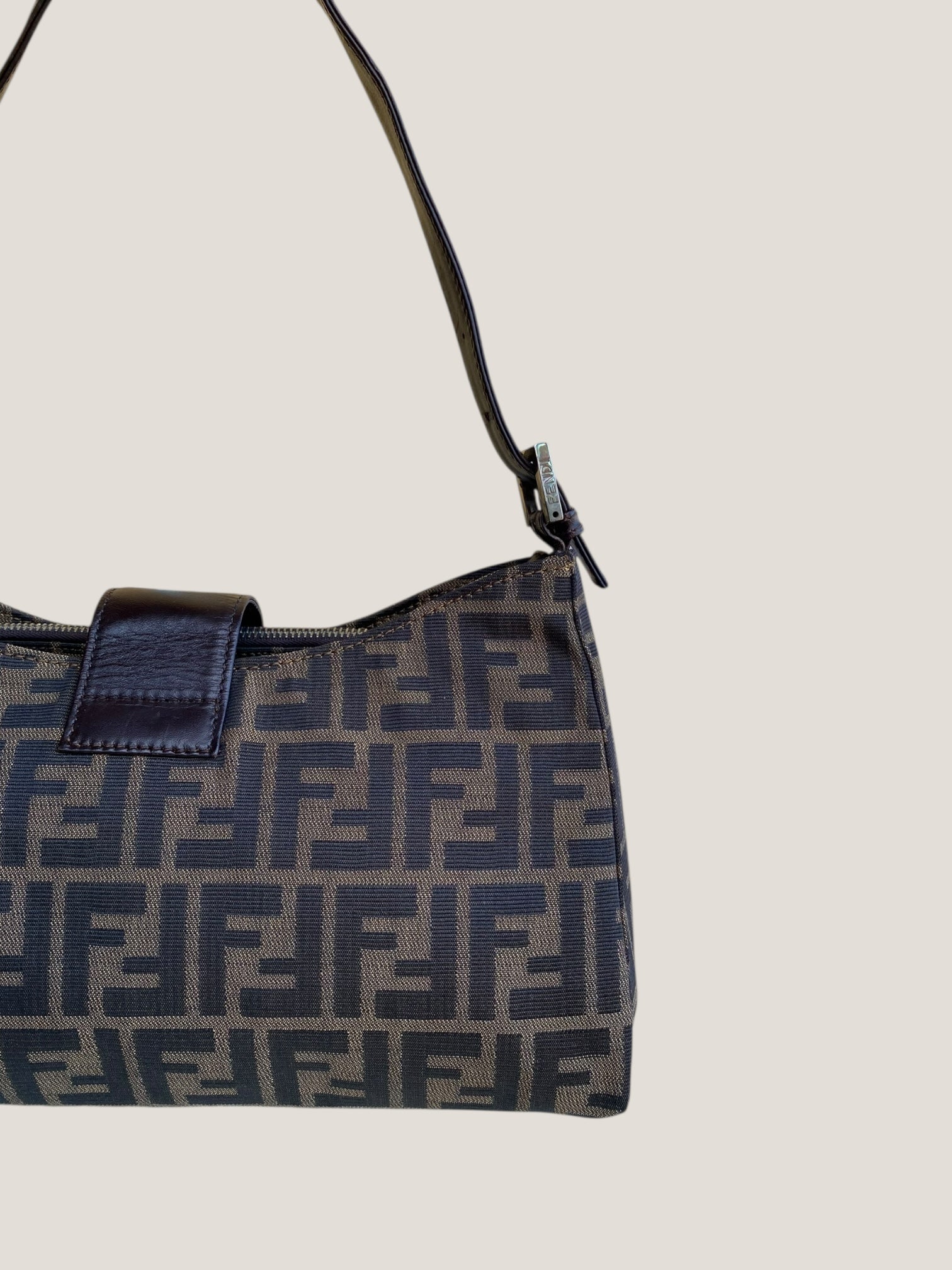 Fendi Baguette in canvas monogram FF