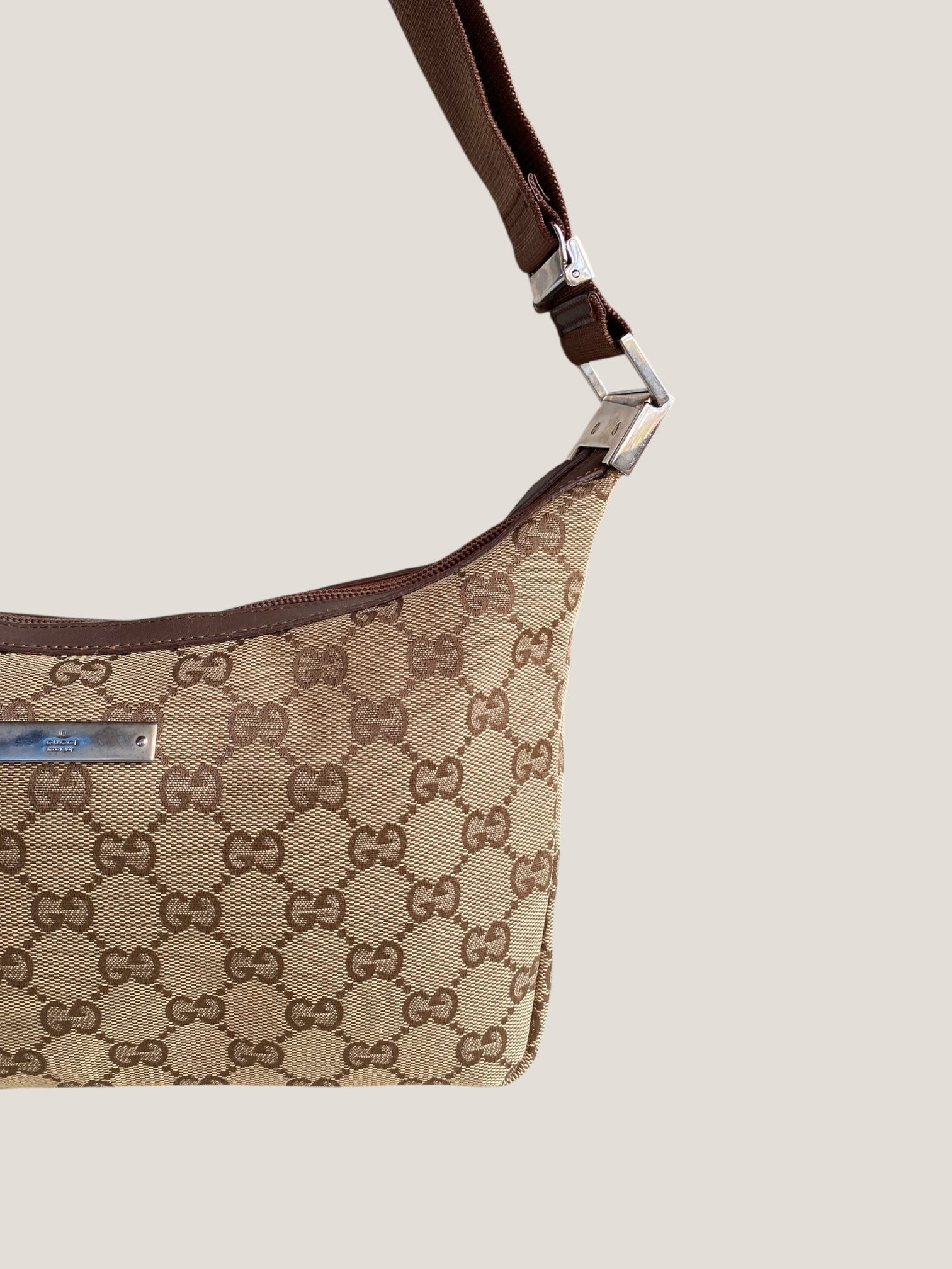 Gucci a tracolla in canvas GG