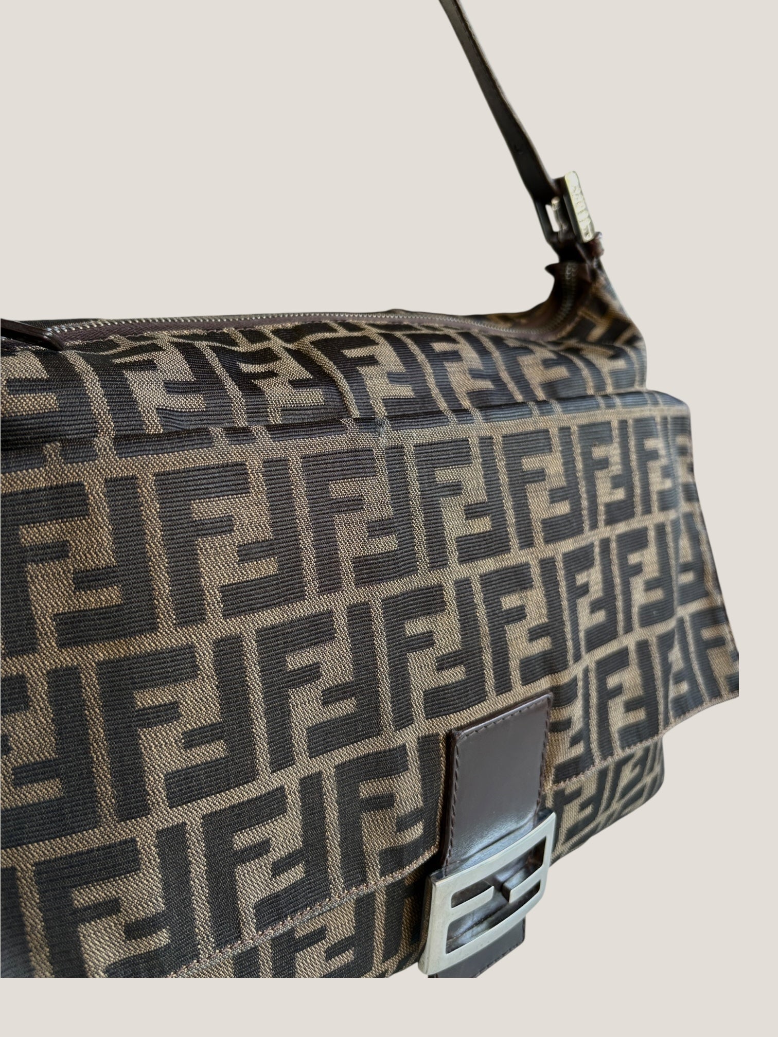 Fendi Mamma Baguette Zucca