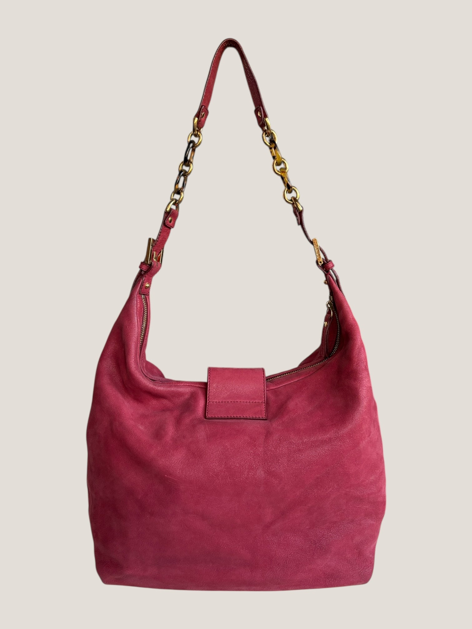 FENDI Baguette Hobo effetto shimmer