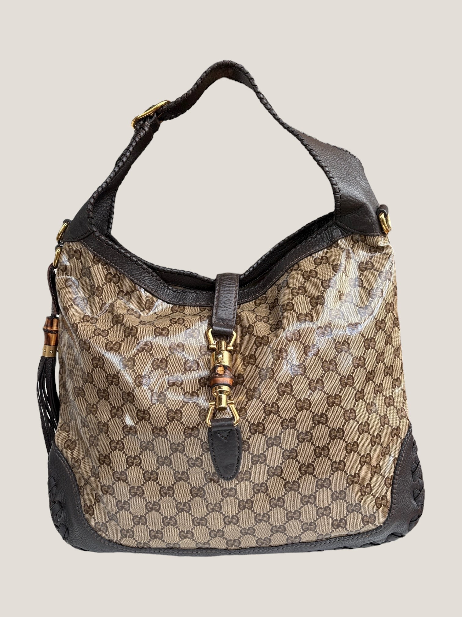 Gucci Jackie GG Crystal Hobo