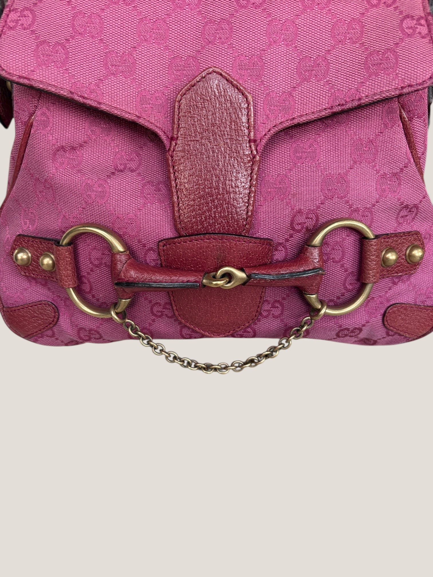 Gucci GG Horsebit Mini Rosa