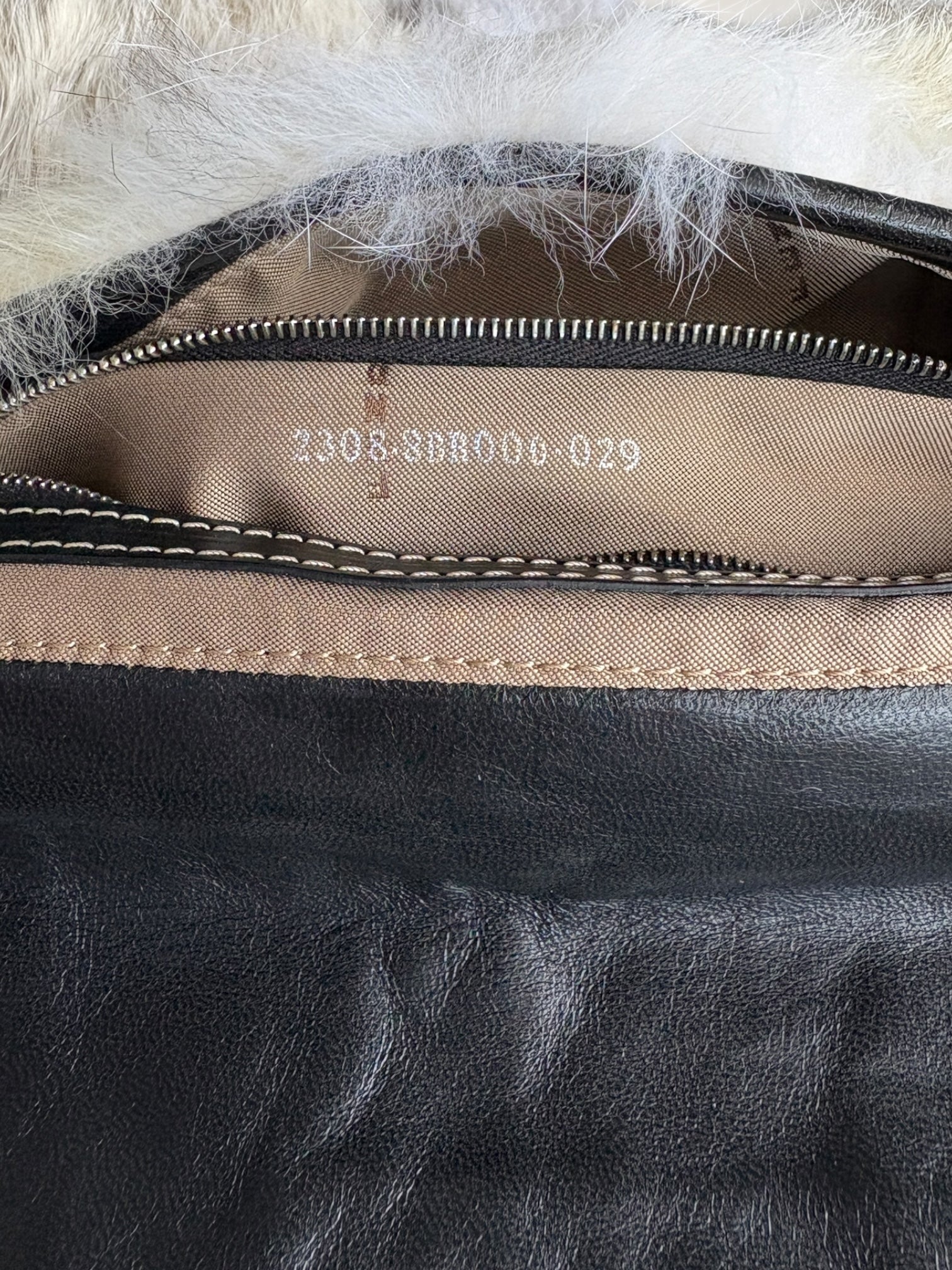Fendi Baguette in pelliccia rara