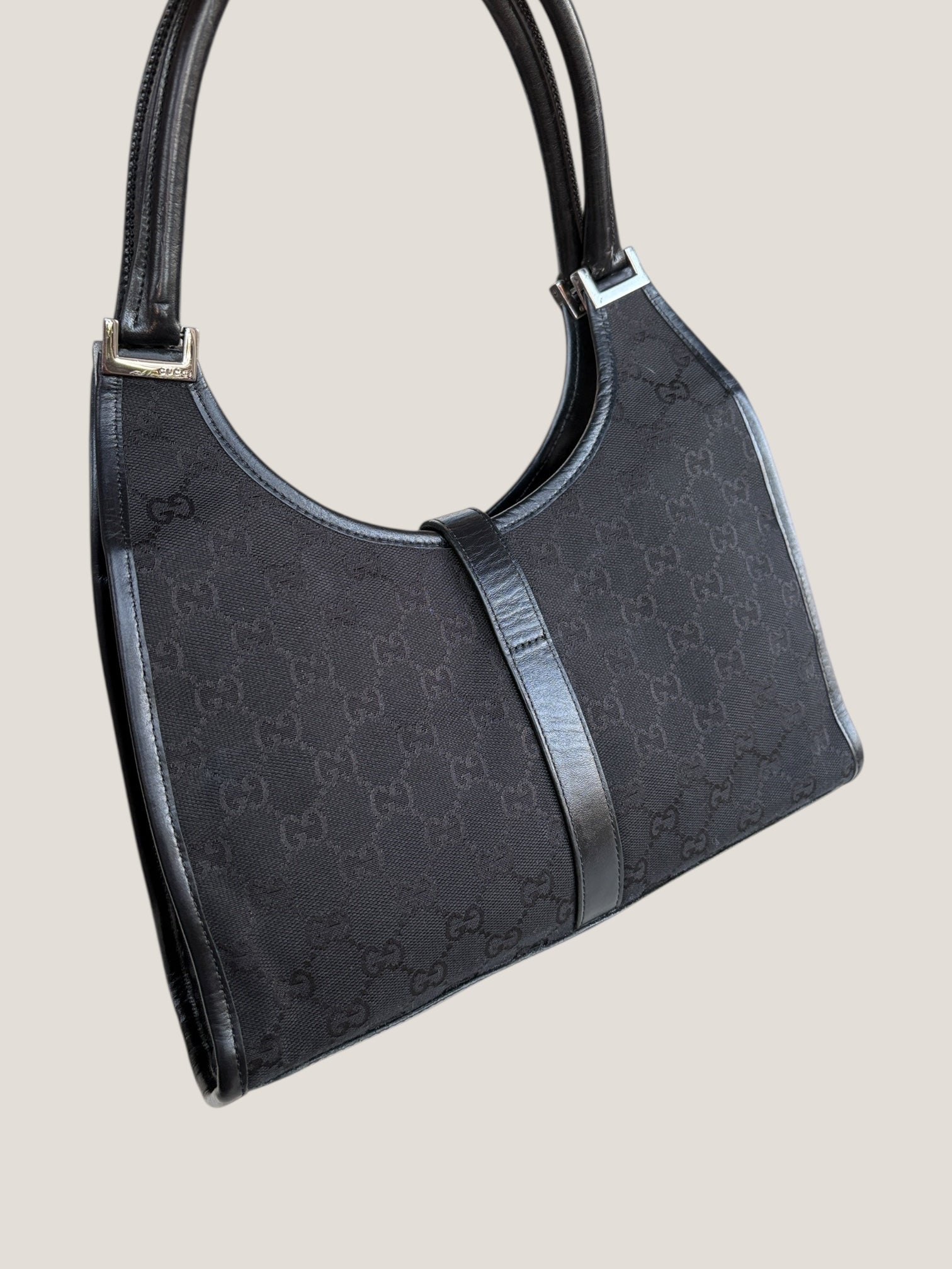 GUCCI Jackie GG Canvas Nero