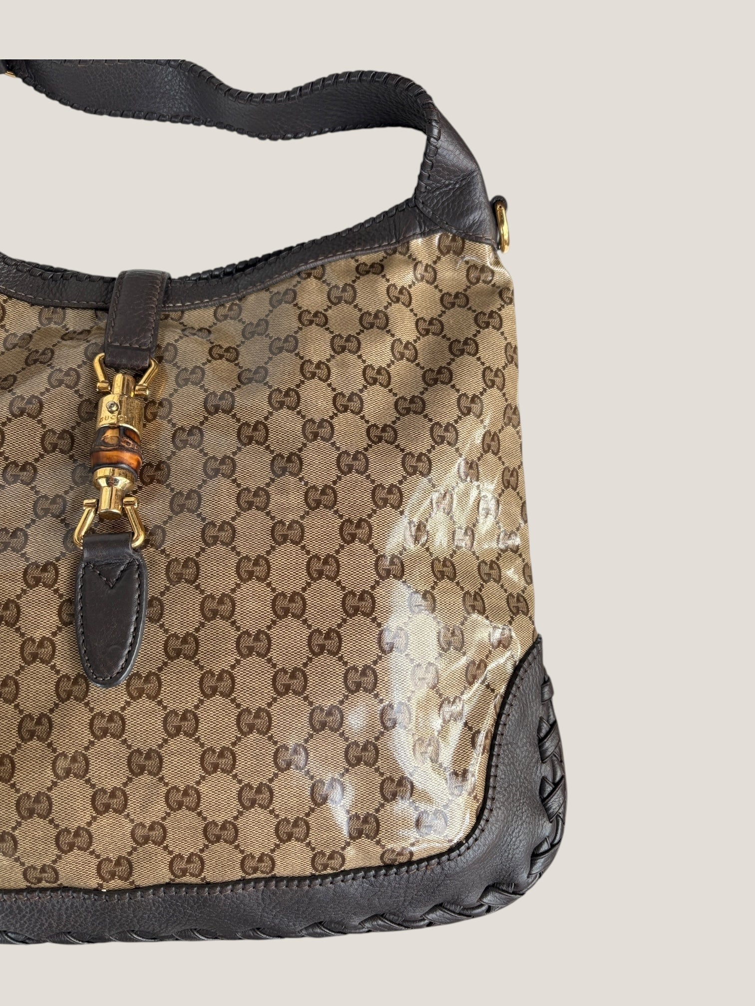 Gucci Jackie GG Crystal Hobo