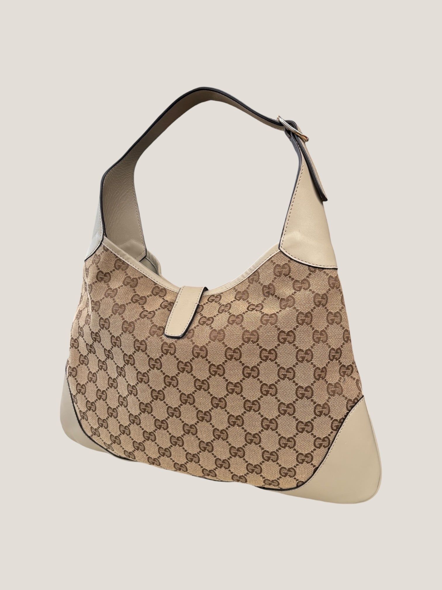 Gucci Jackie GG canvas con banda web