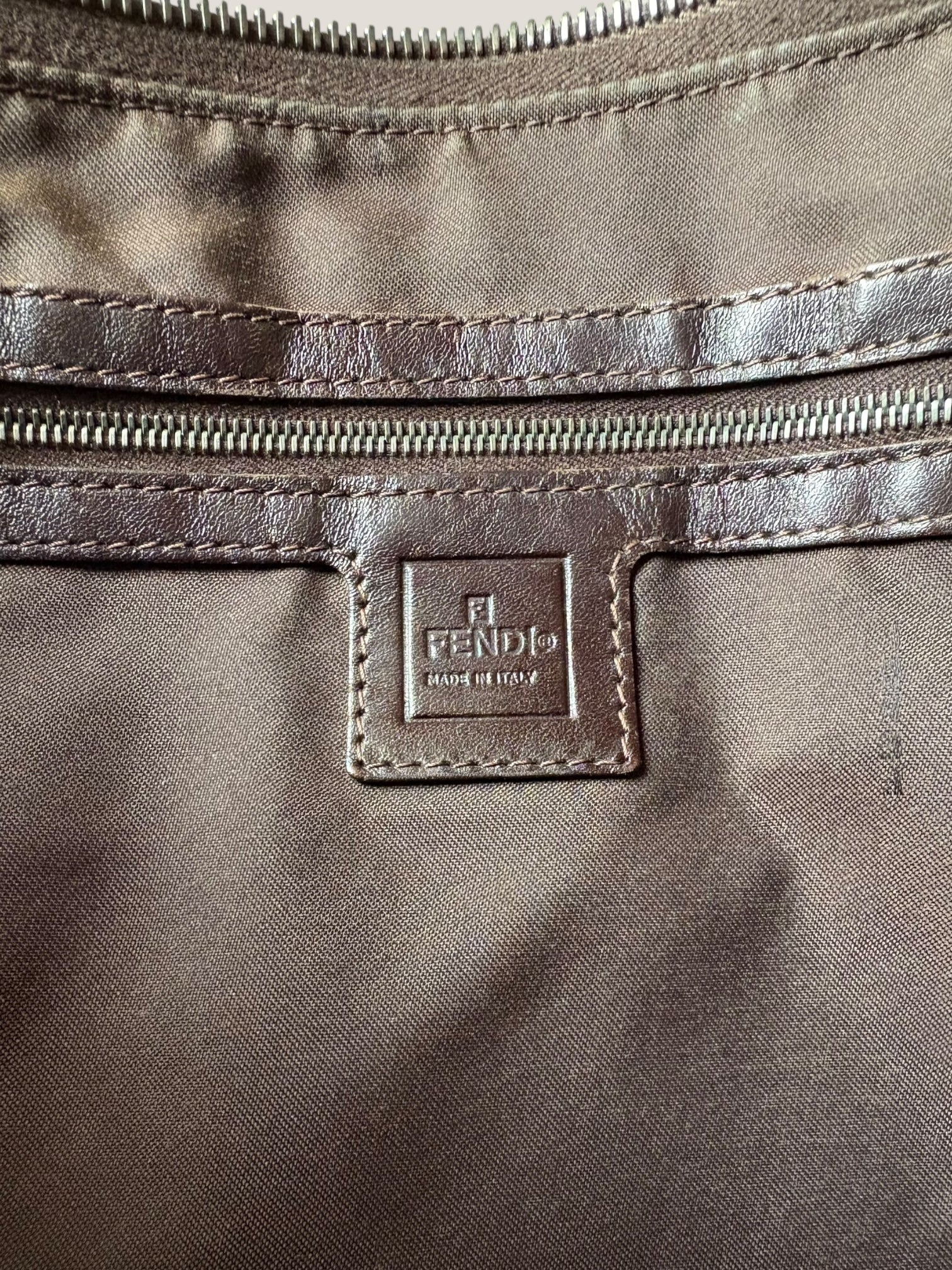 Fendi Mamma Baguette Zucca – Misura Jumbo