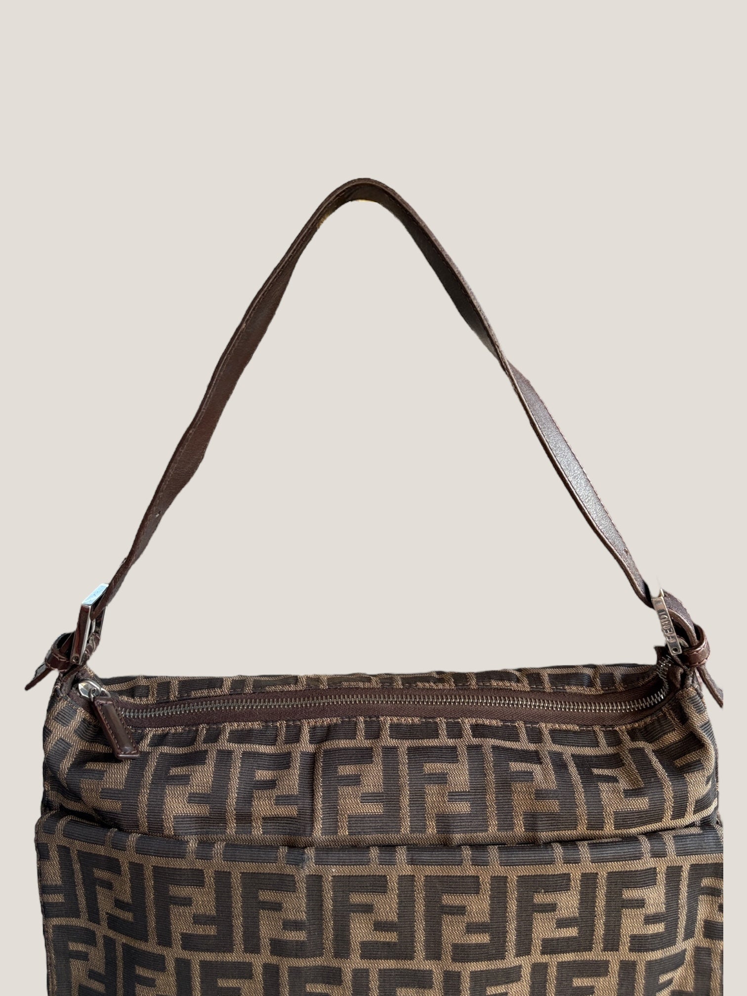 Fendi Mamma Baguette Zucca