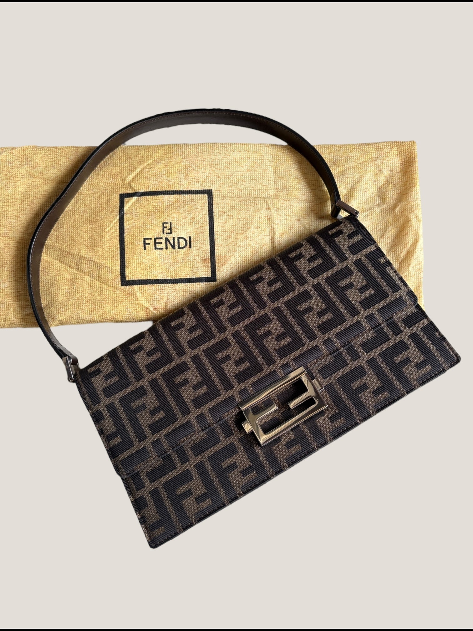 Fendi Baguette Zucca monogram