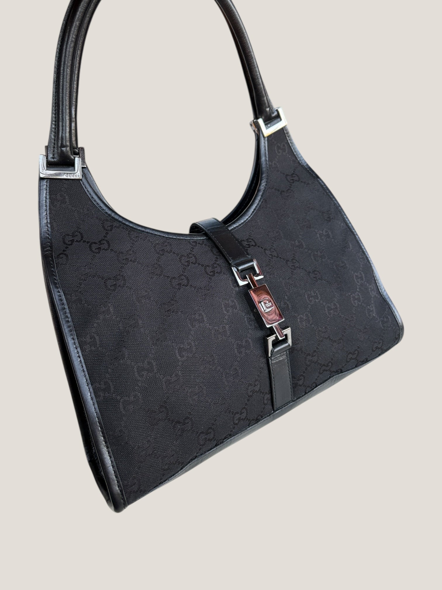 GUCCI Jackie GG Canvas Nero