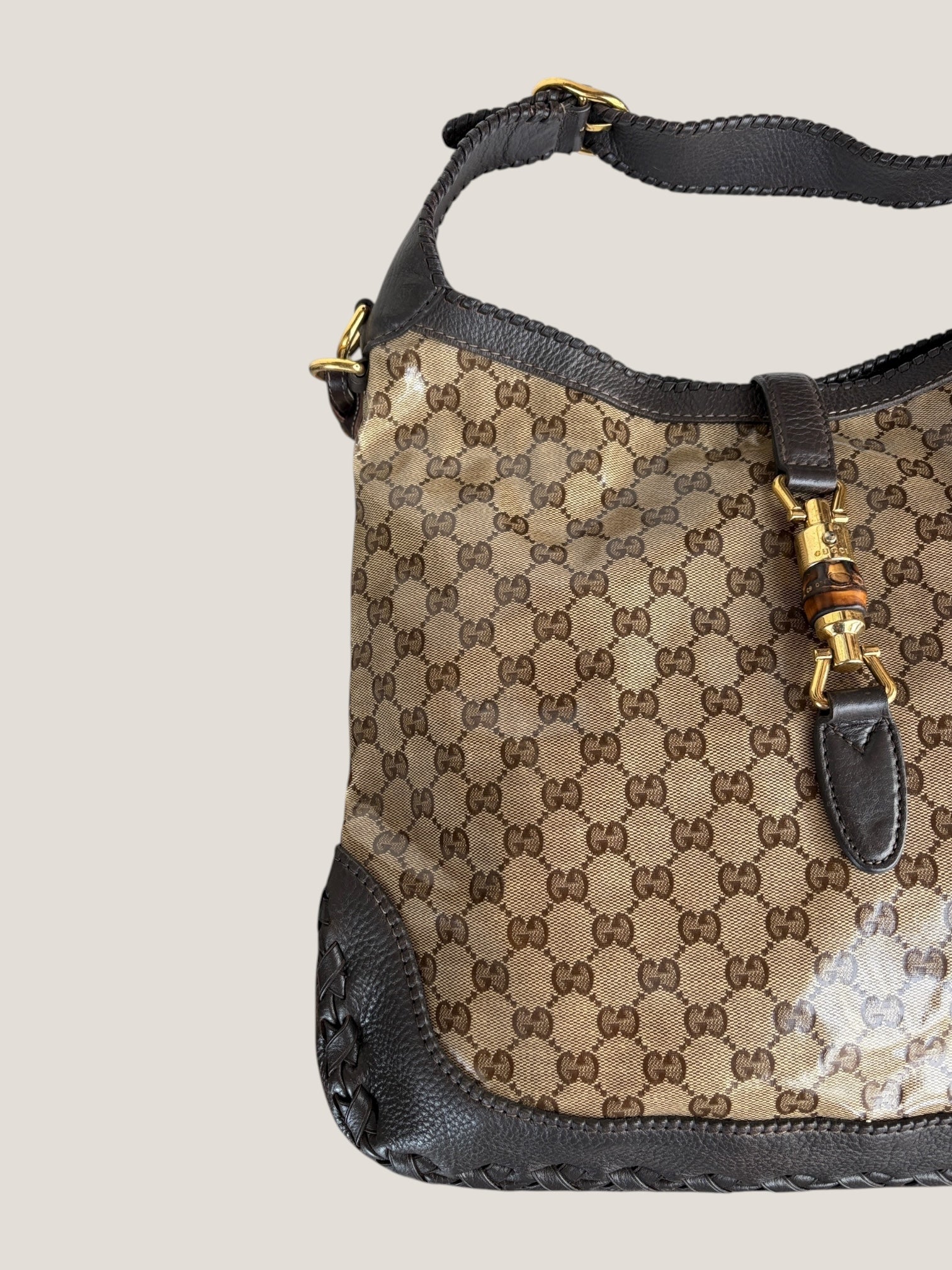 Gucci Jackie GG Crystal Hobo