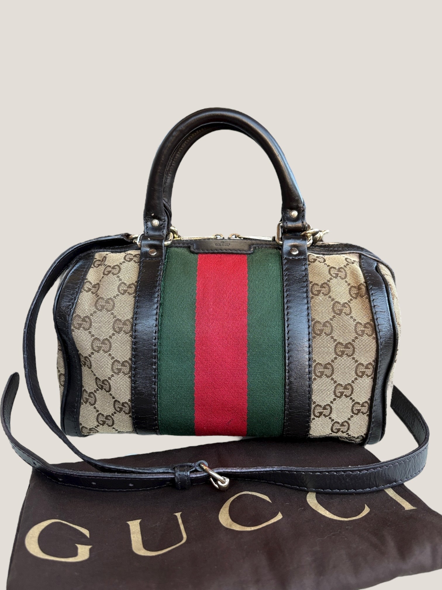 Gucci Mini Boston Web GG