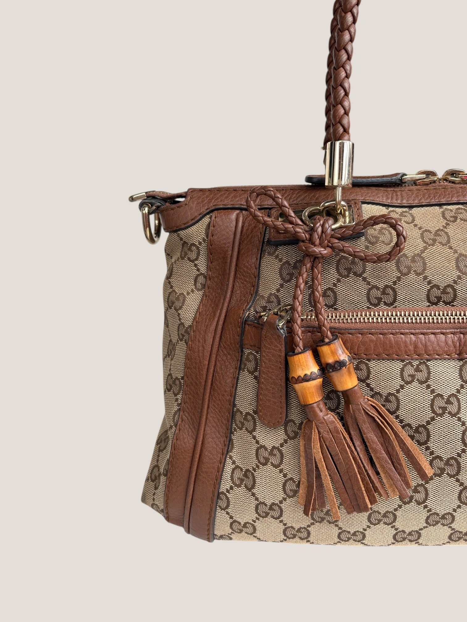 Gucci Bella GG Canvas Bamboo