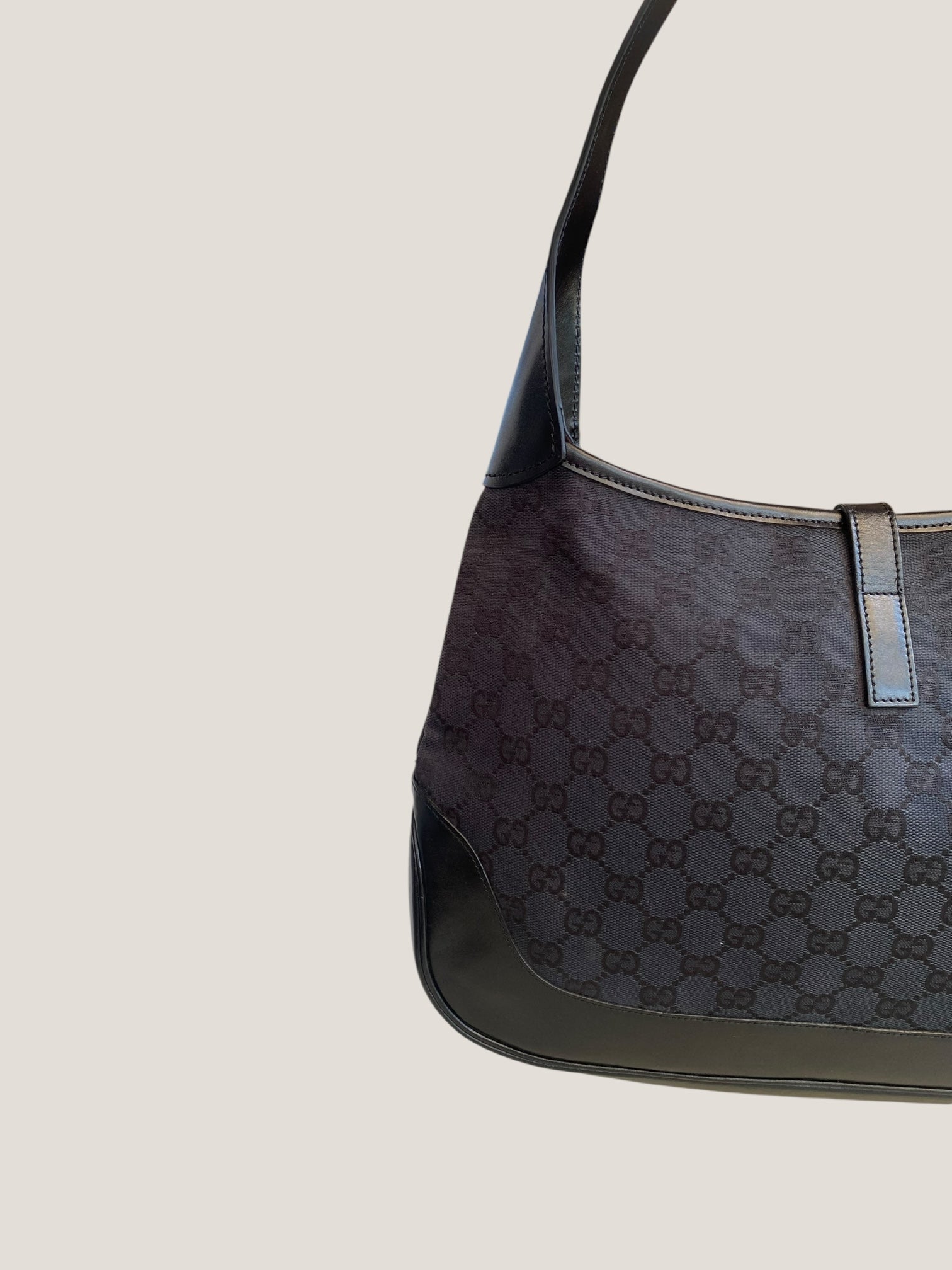 Gucci Jackie GG Canvas Nero