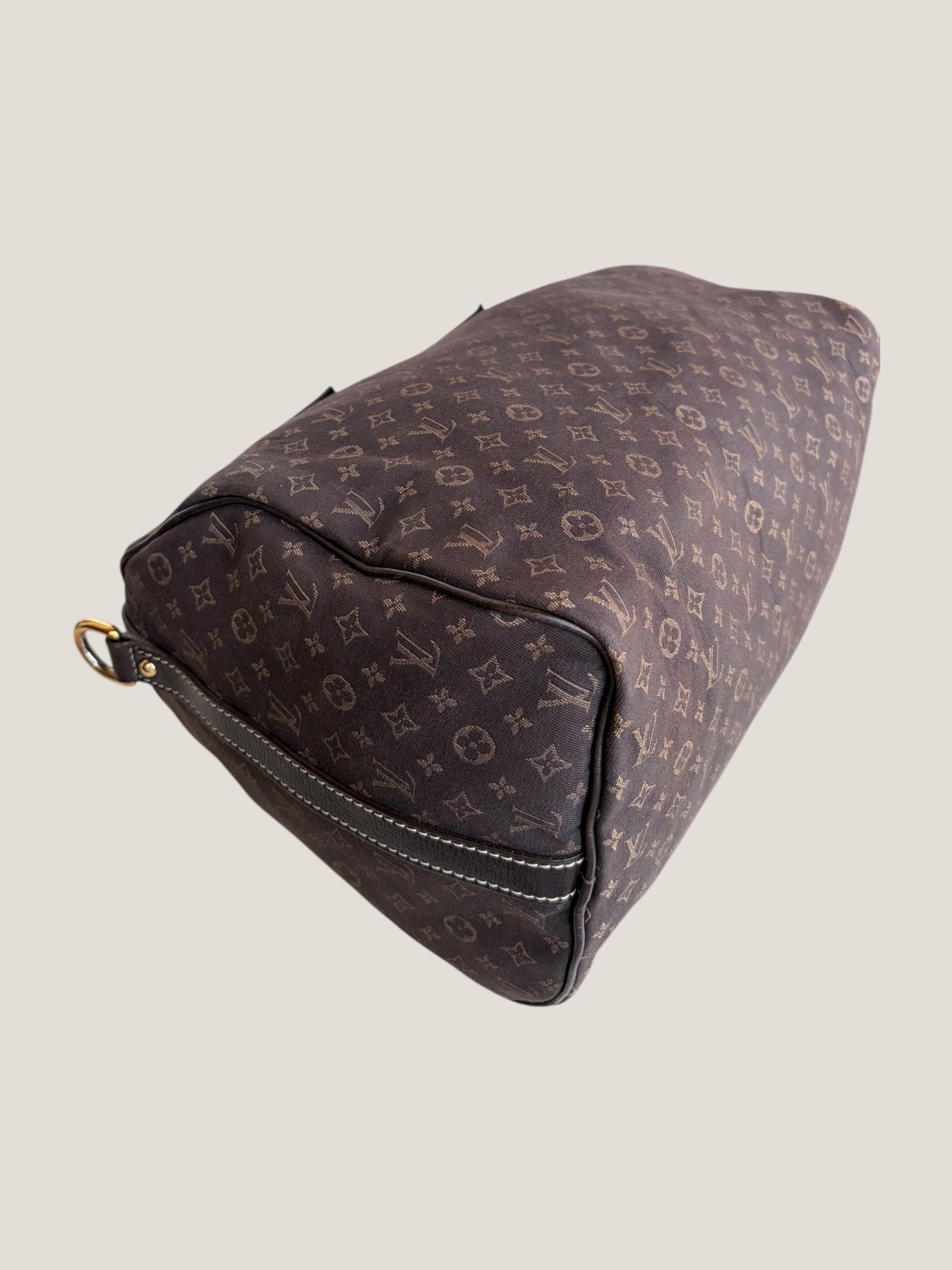 Louis Vuitton Speedy 30 Mini Lin Marrone