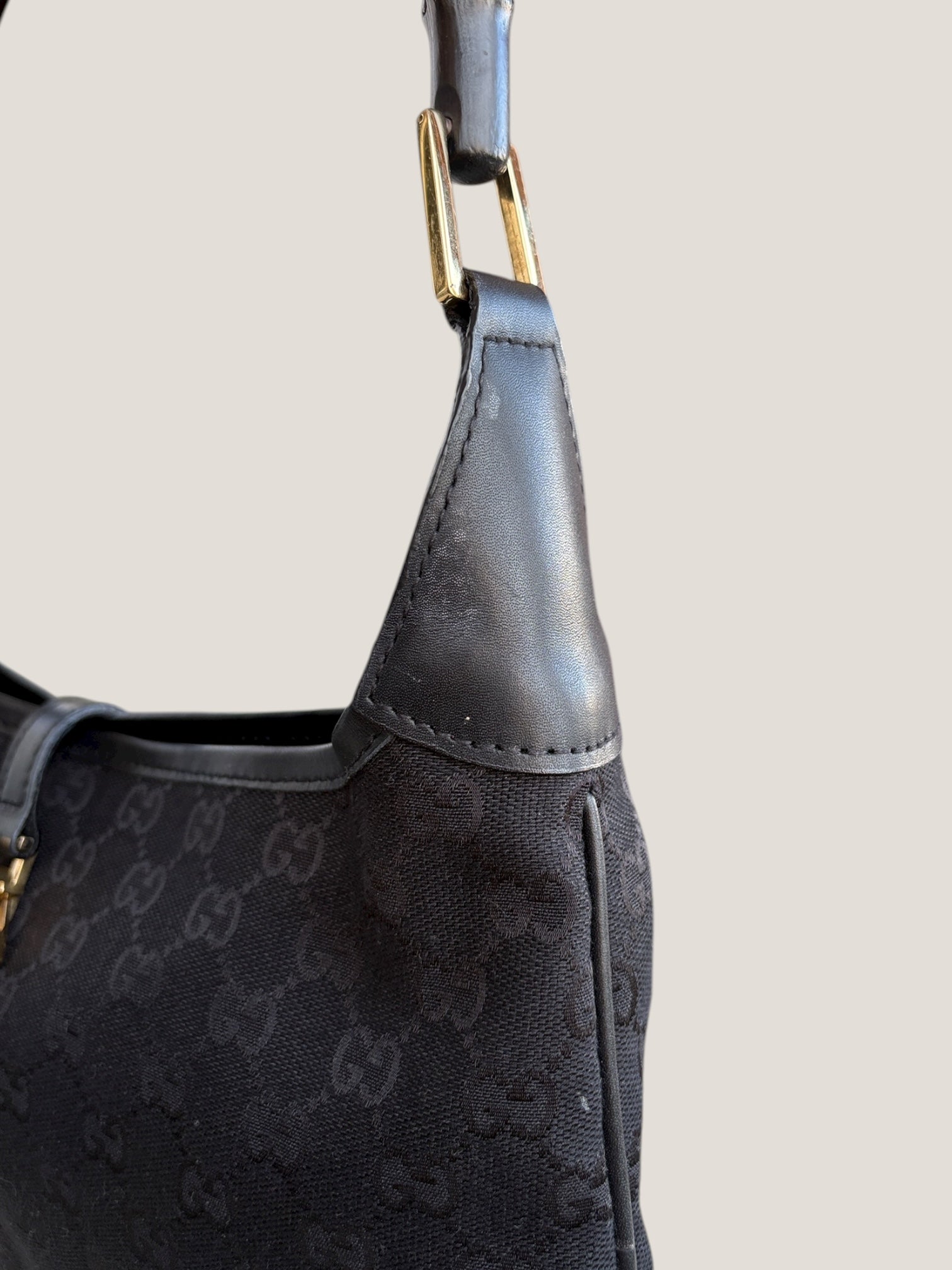 Gucci Jackie GG Monogram Bamboo