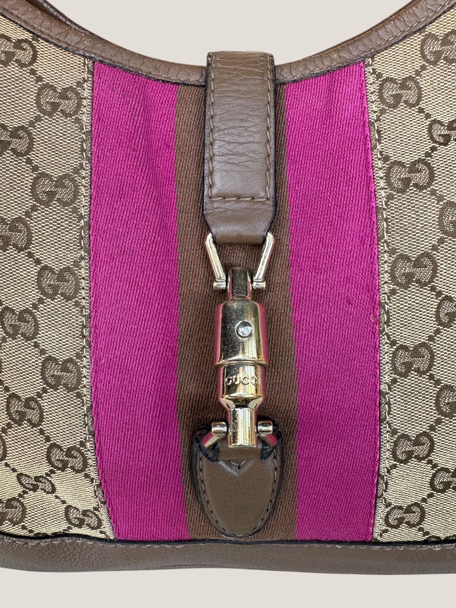 Gucci Jackie Rosa GG Canvas