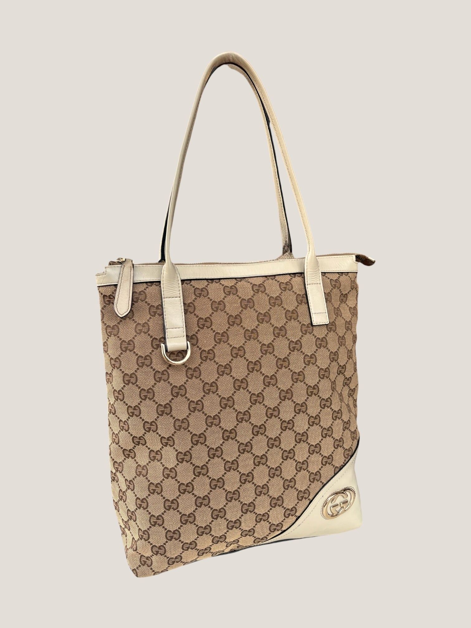 Gucci Tote GG Interlocking Canvas
