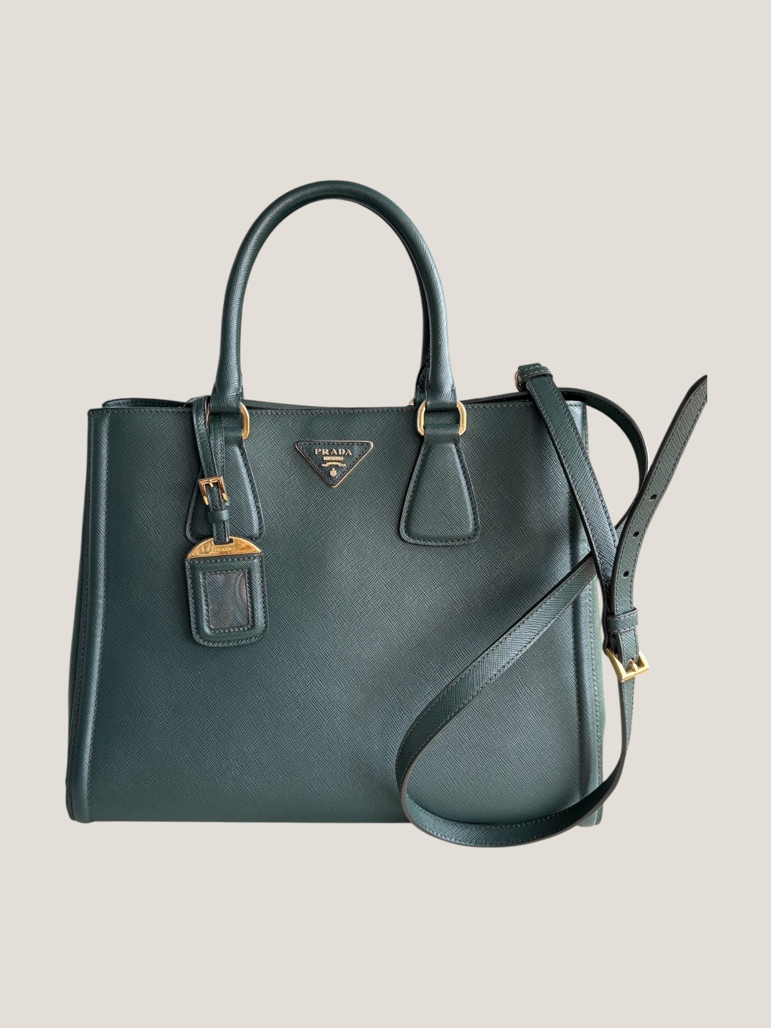 Prada Tote in Saffiano Leather – Verde Bosco