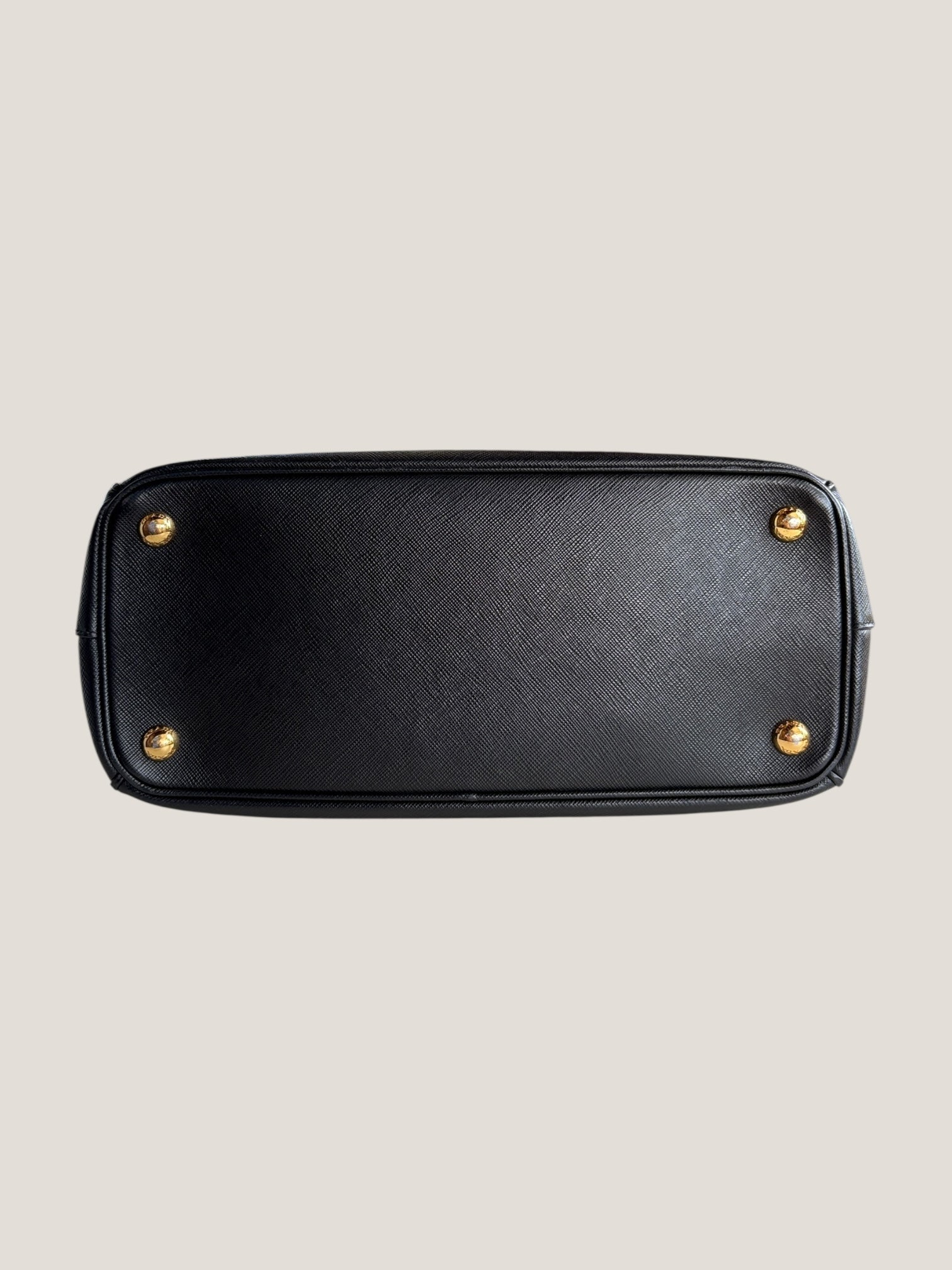 Prada Galleria Tote 25 in pelle Saffiano nera