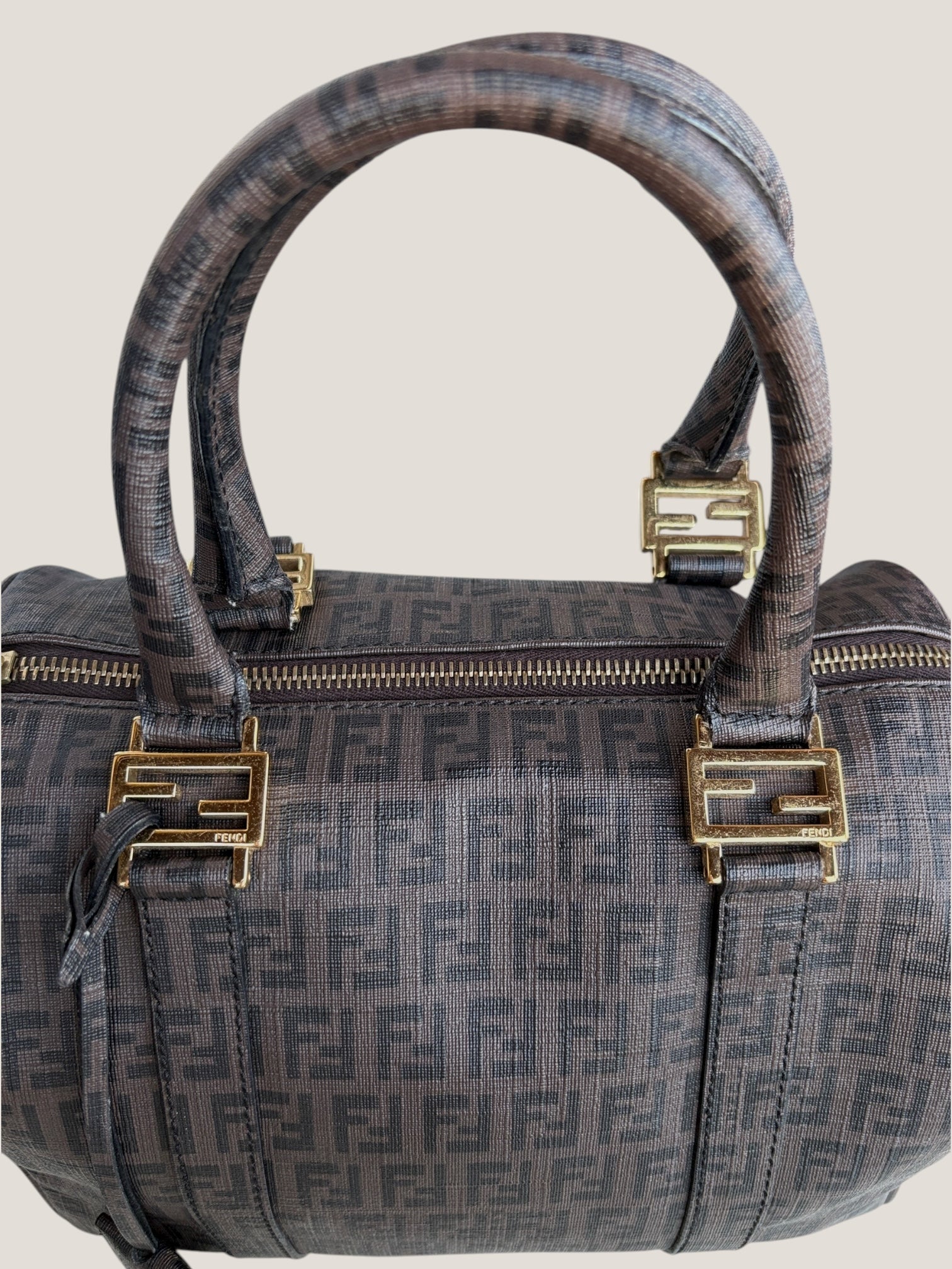 FENDI BOSTON MONOGRAM ZUCCHINO