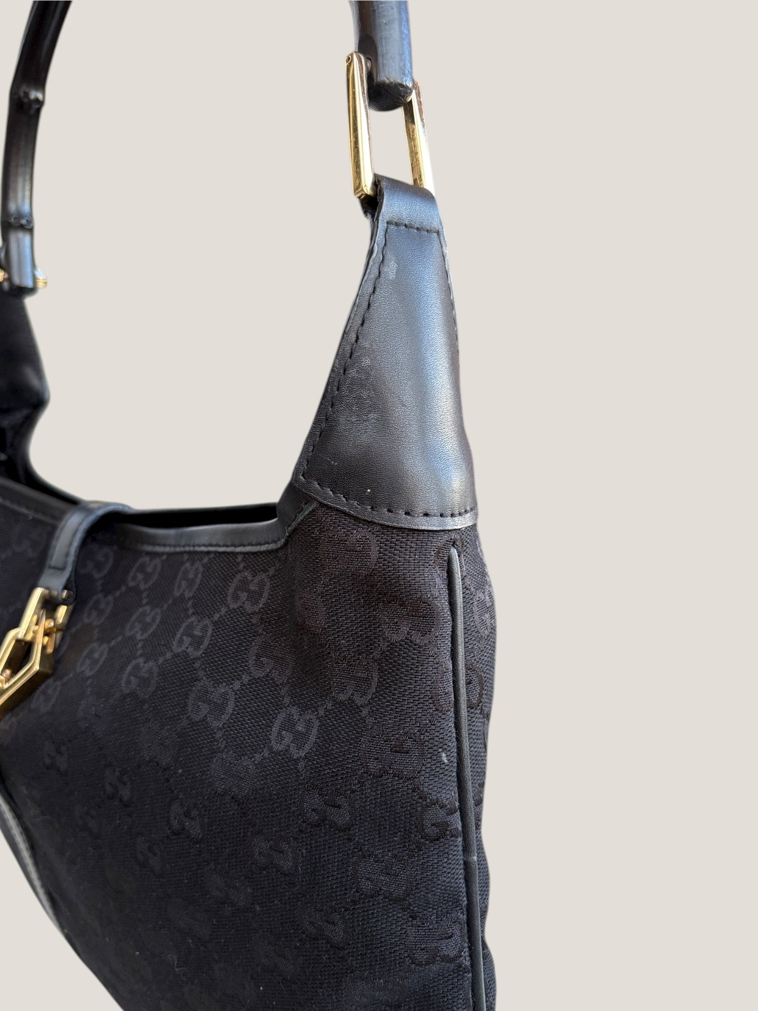 Gucci Jackie GG Monogram Bamboo