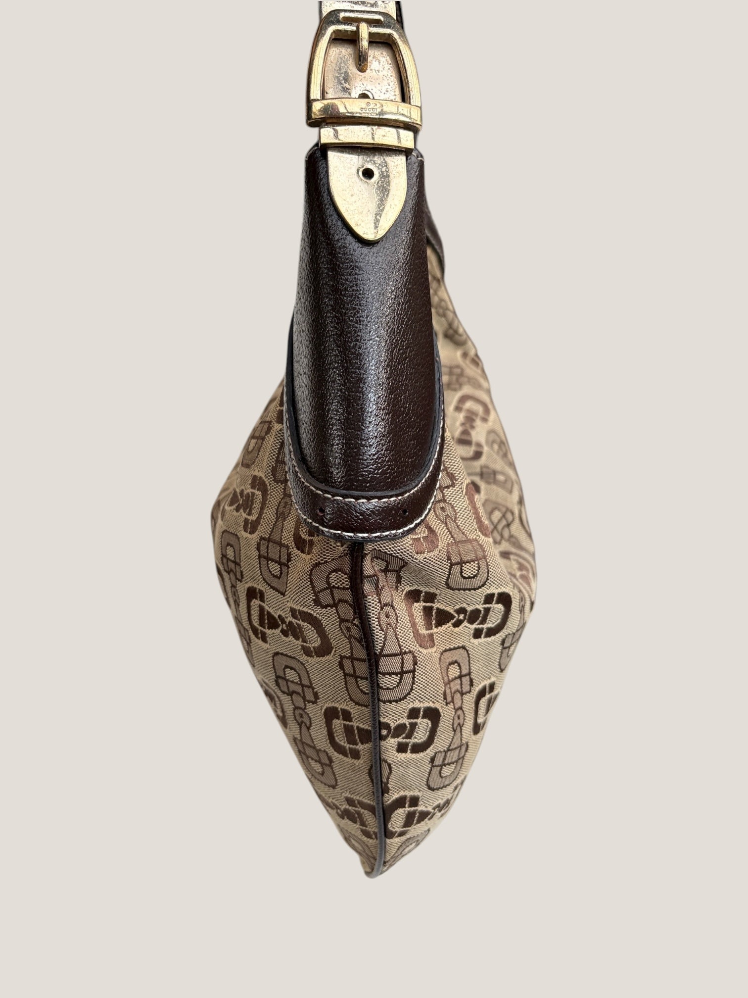Gucci Hobo Horsebit Canvas