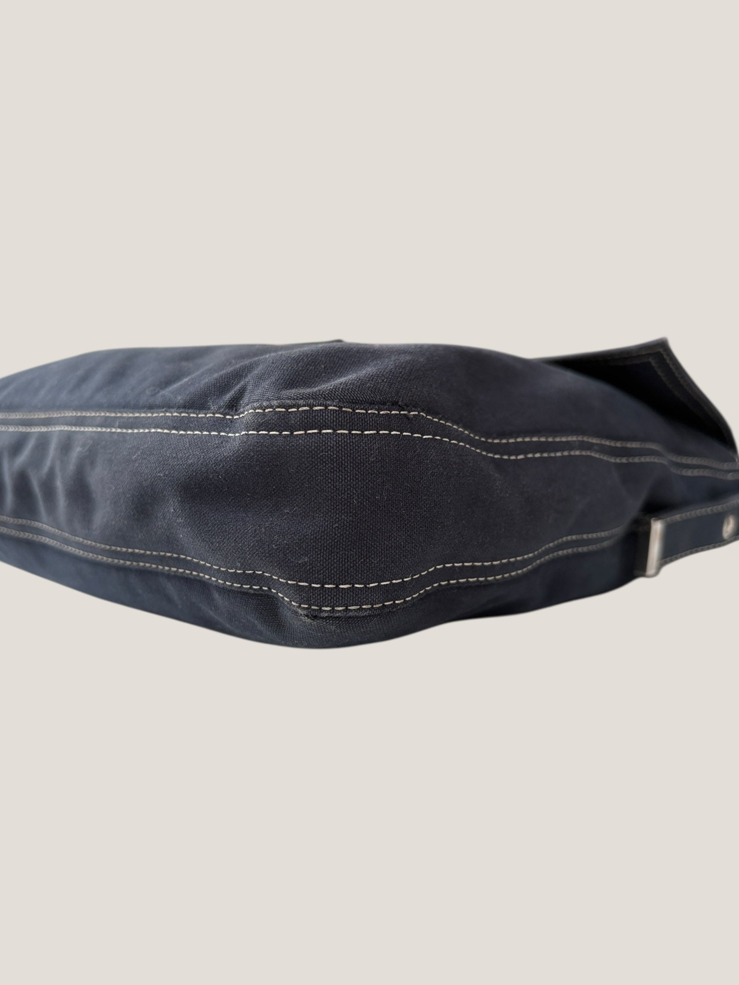 Fendi Baguette in tessuto blu