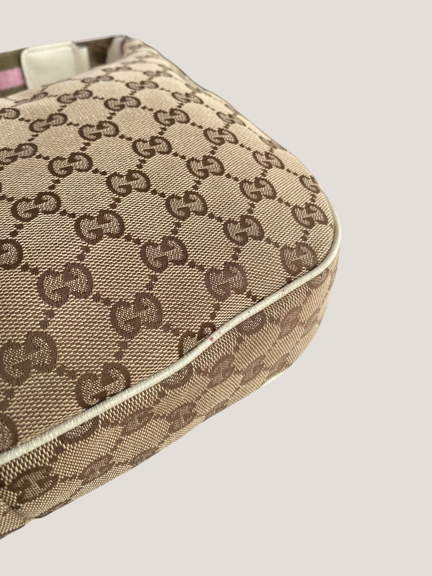 Gucci hobo web rosa e verde