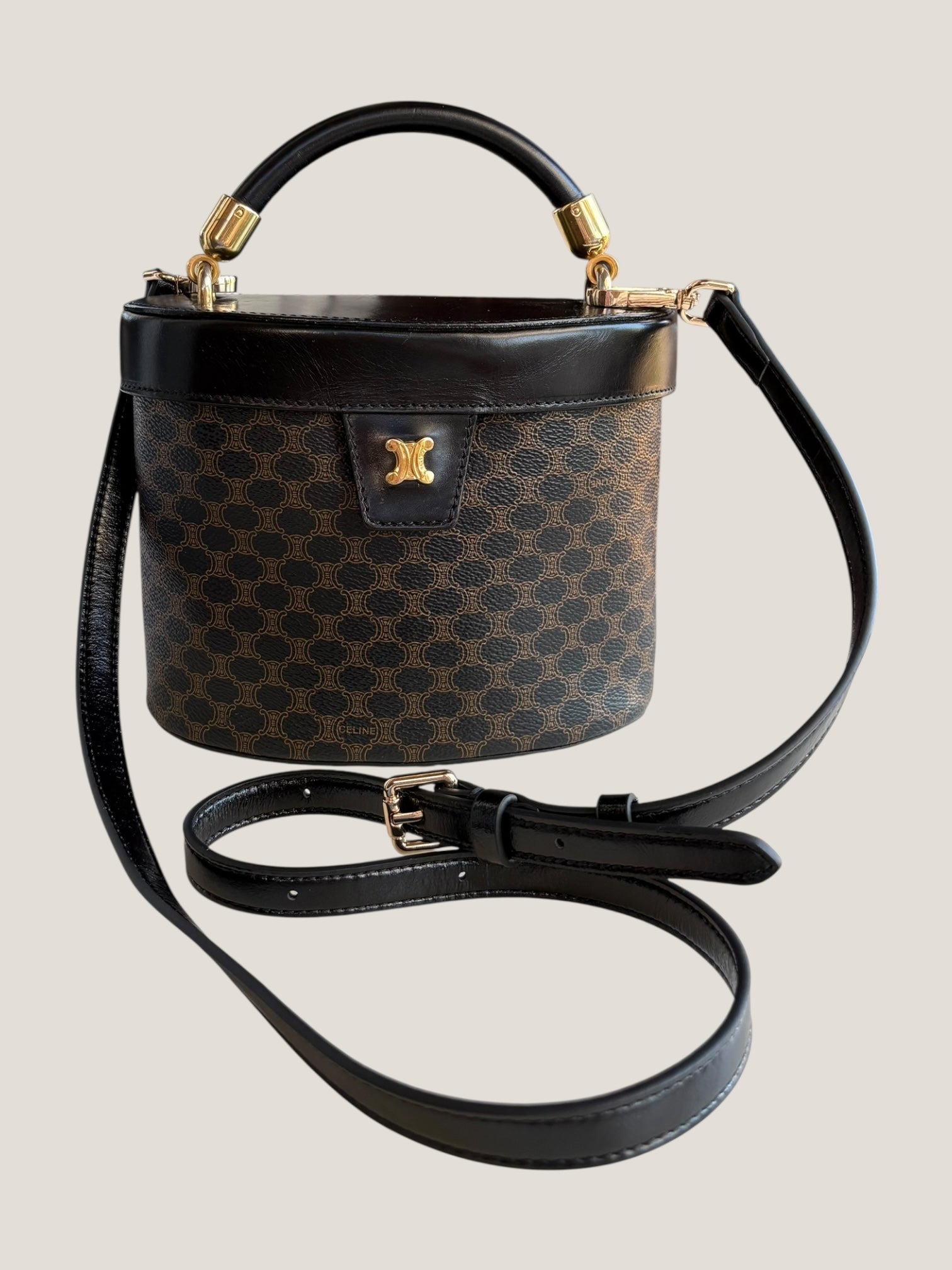 Celine Vintage Top Handle Monogram