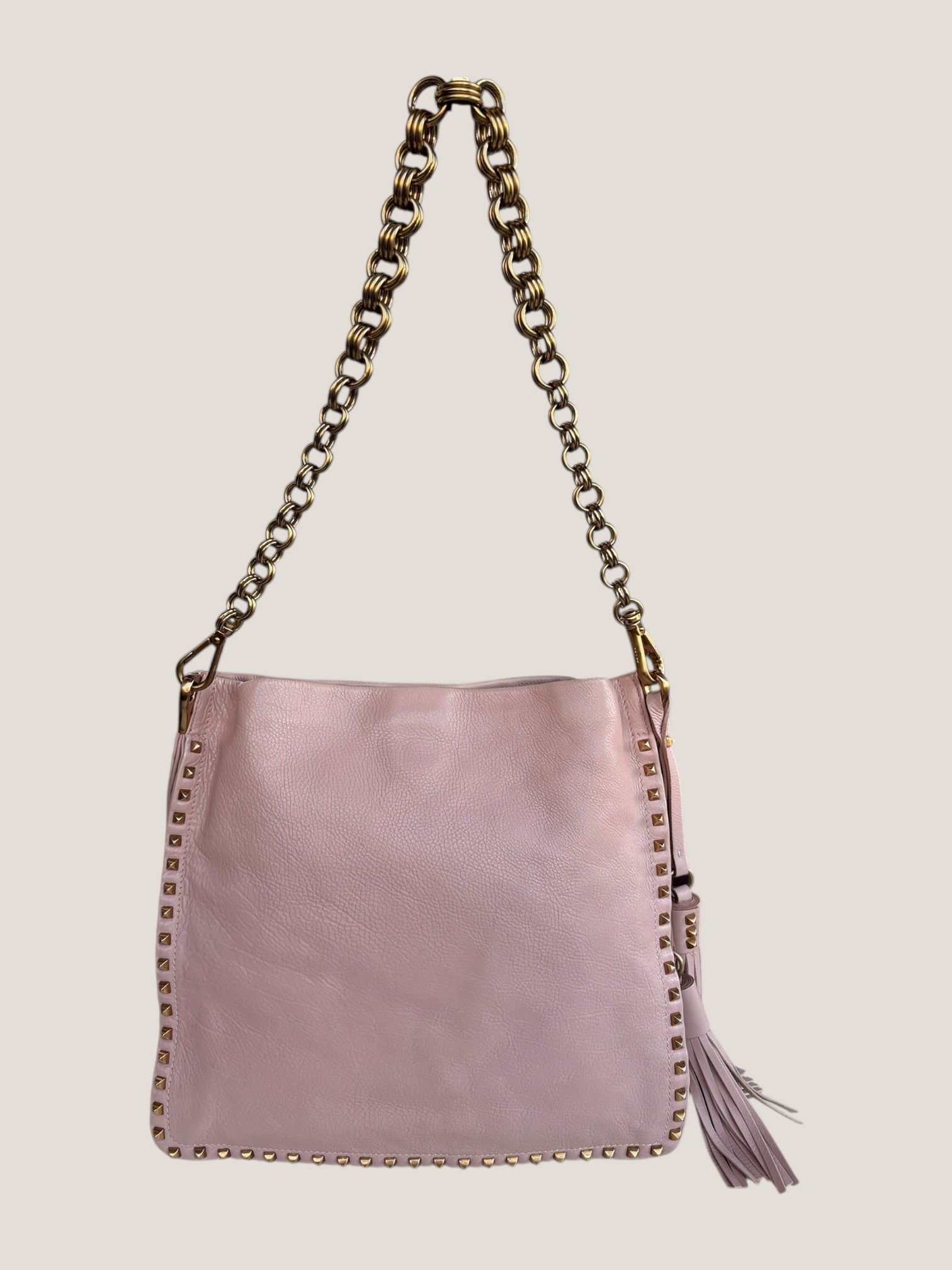 PRADA Studded Hobo Bag